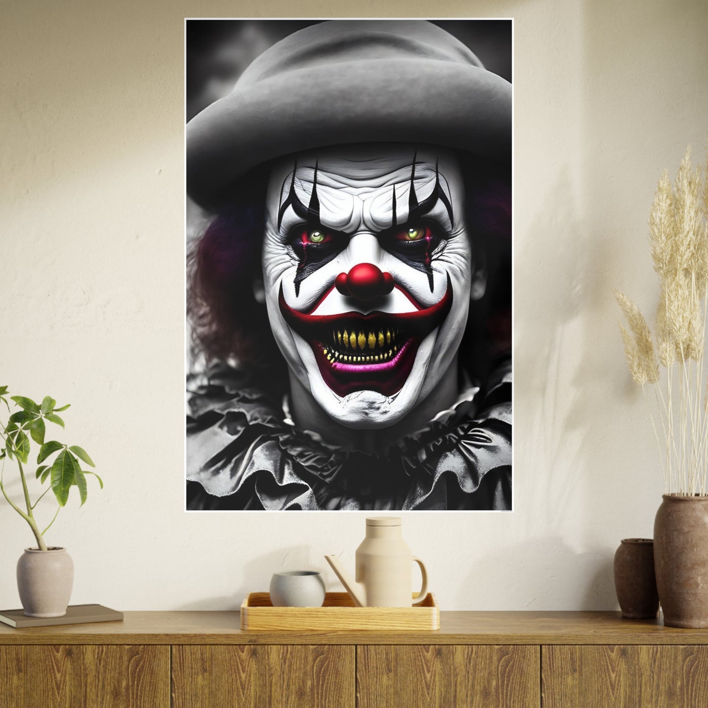 Clown AI Gen Photo Art Paper Posters