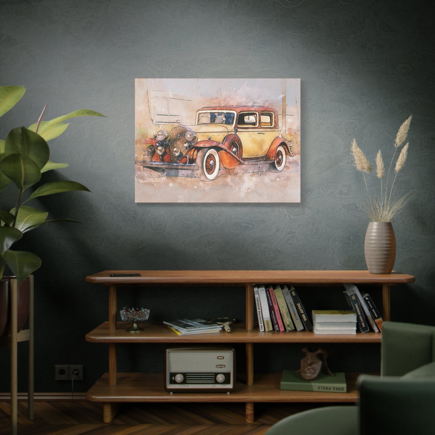 Cadillac Matte Canvas, Stretched, 1.25"