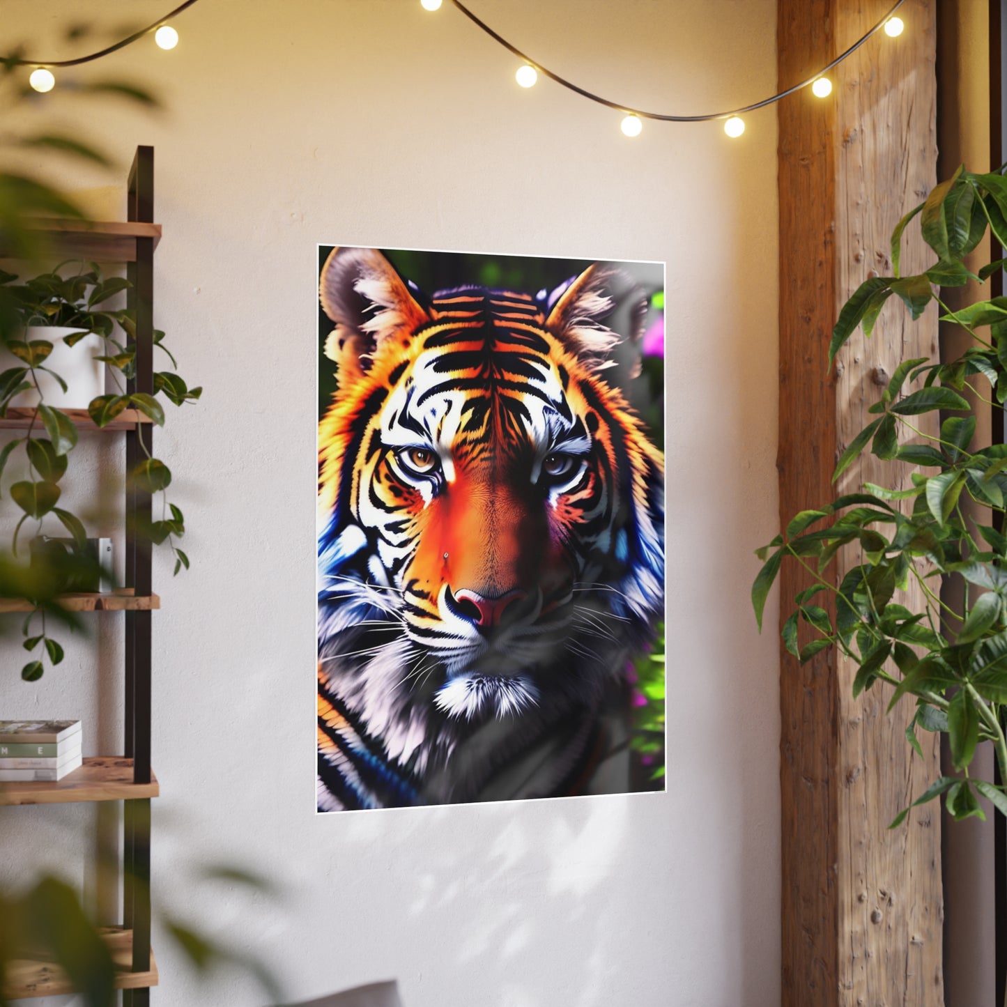 Tiger AI Gen Photo Art Paper Posters