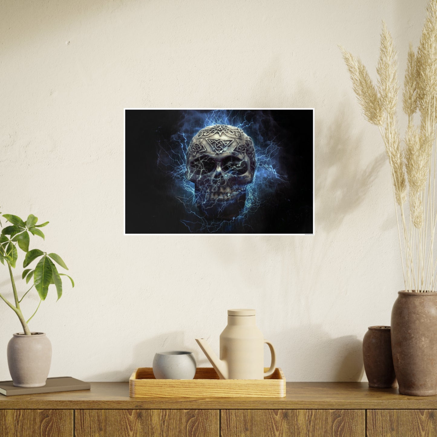 Skull Photo Art Paper Posters