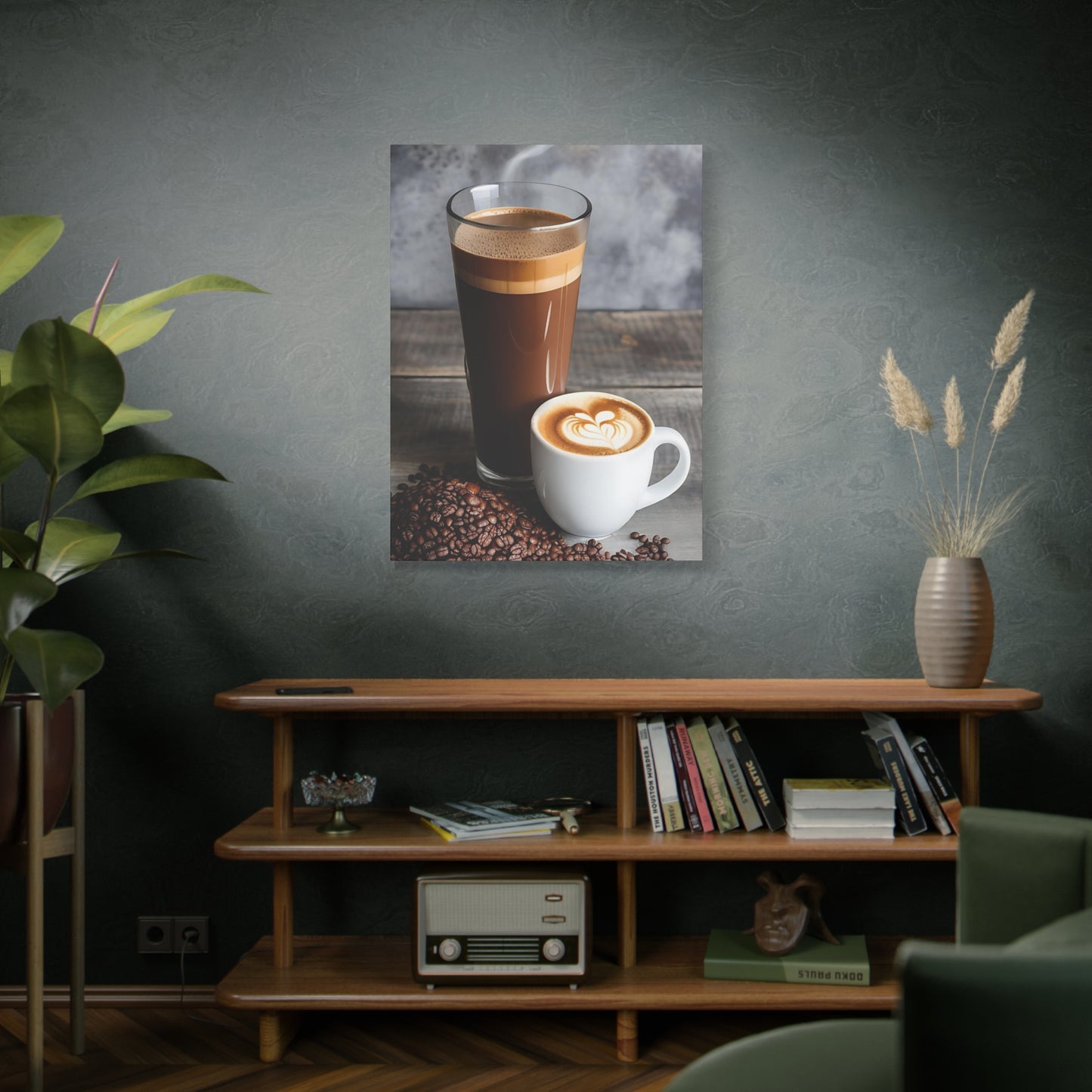 Coffee AI Gen Matte Canvas, Stretched, 1.25"