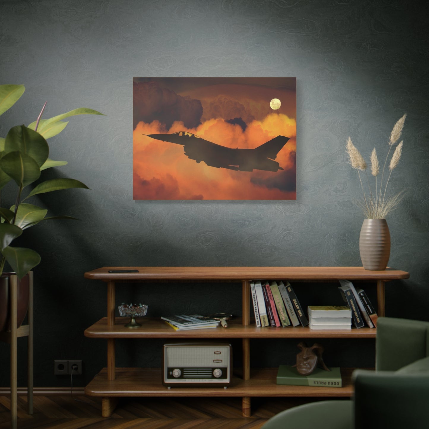 Jet Fighter Matte Canvas, Stretched, 1.25"
