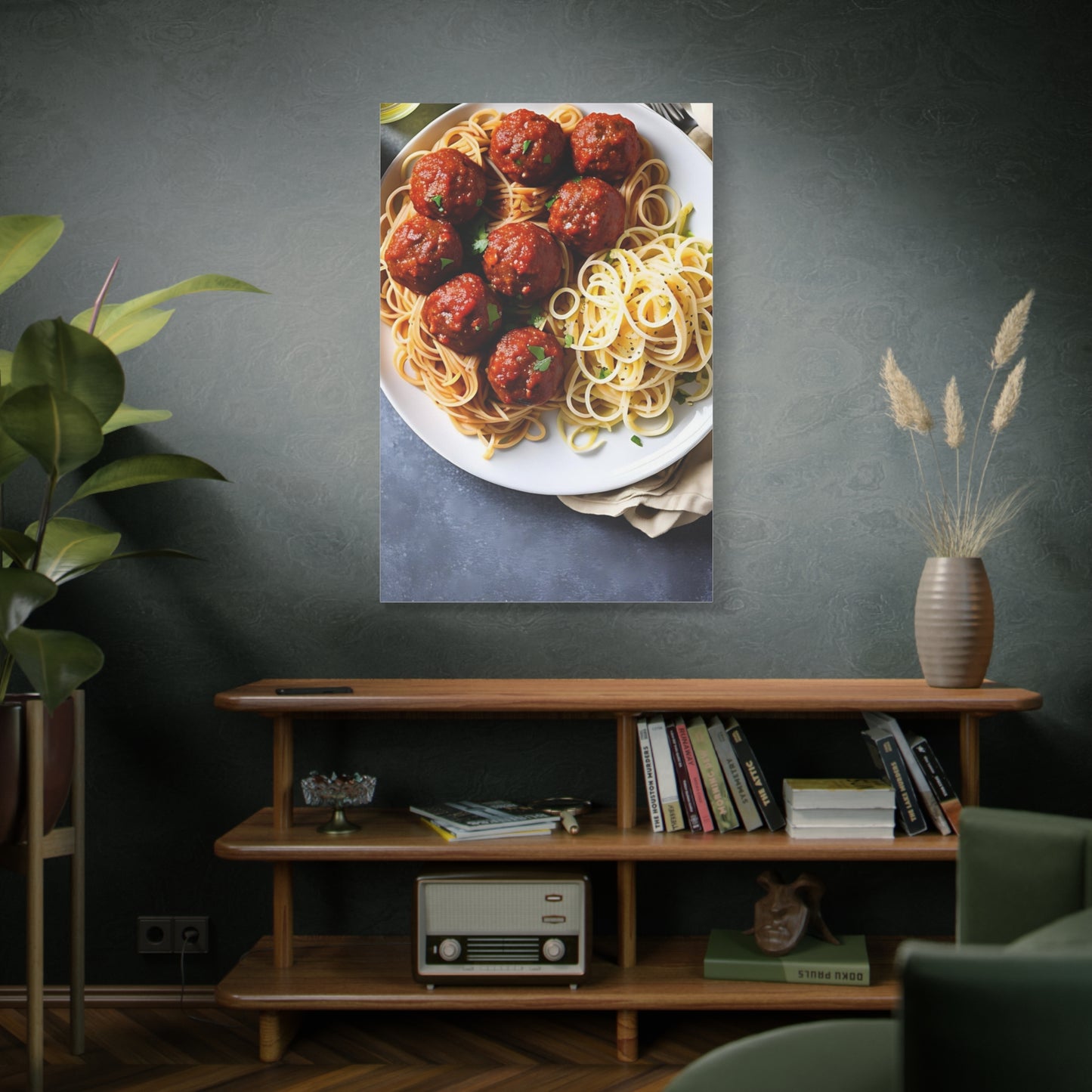 Spaghetti AI Gen Matte Canvas, Stretched, 1.25"