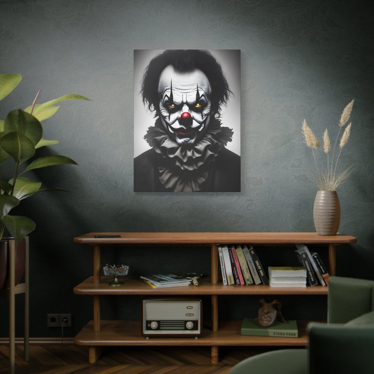 Clown AI Gen Matte Canvas, Stretched, 1.25"