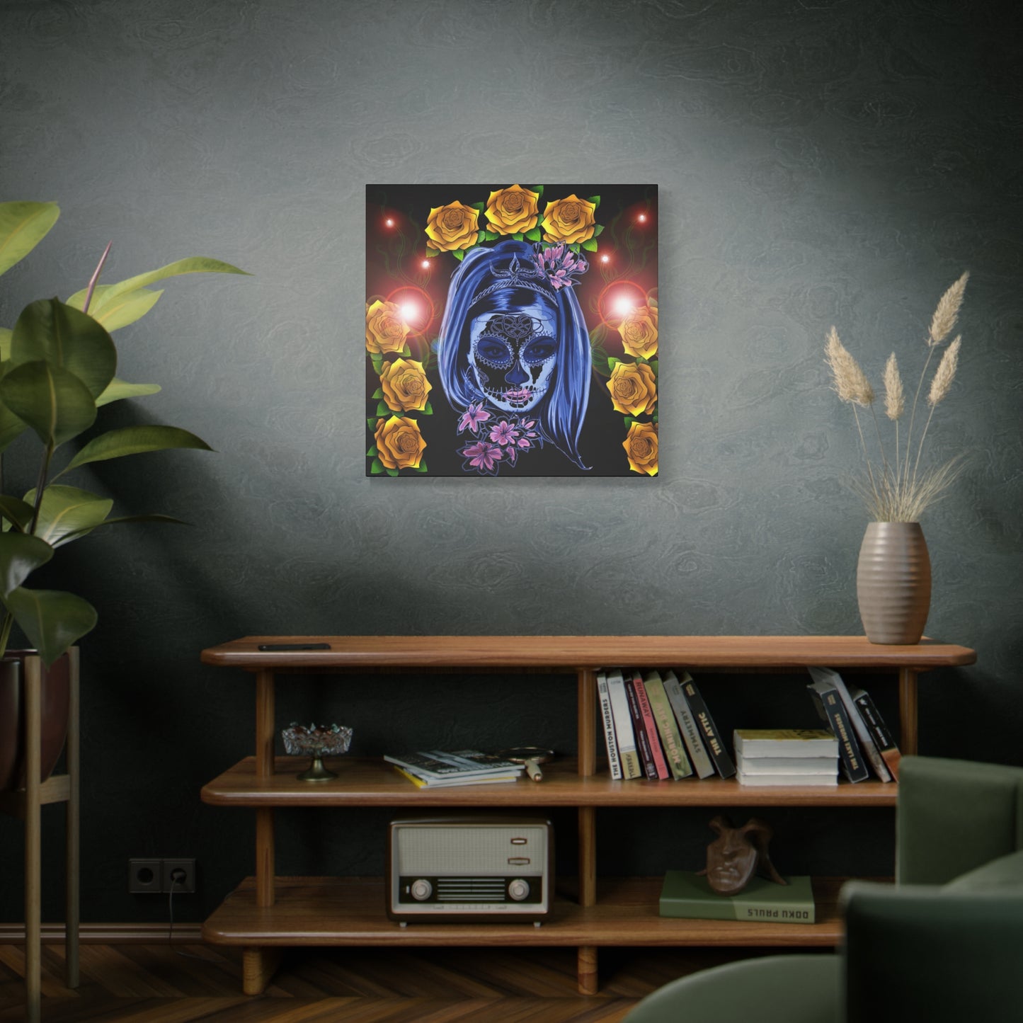 Day of the dead Matte Canvas, Stretched, 1.25"
