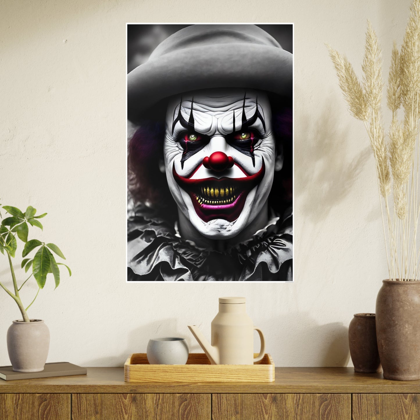 Clown AI Gen Photo Art Paper Posters