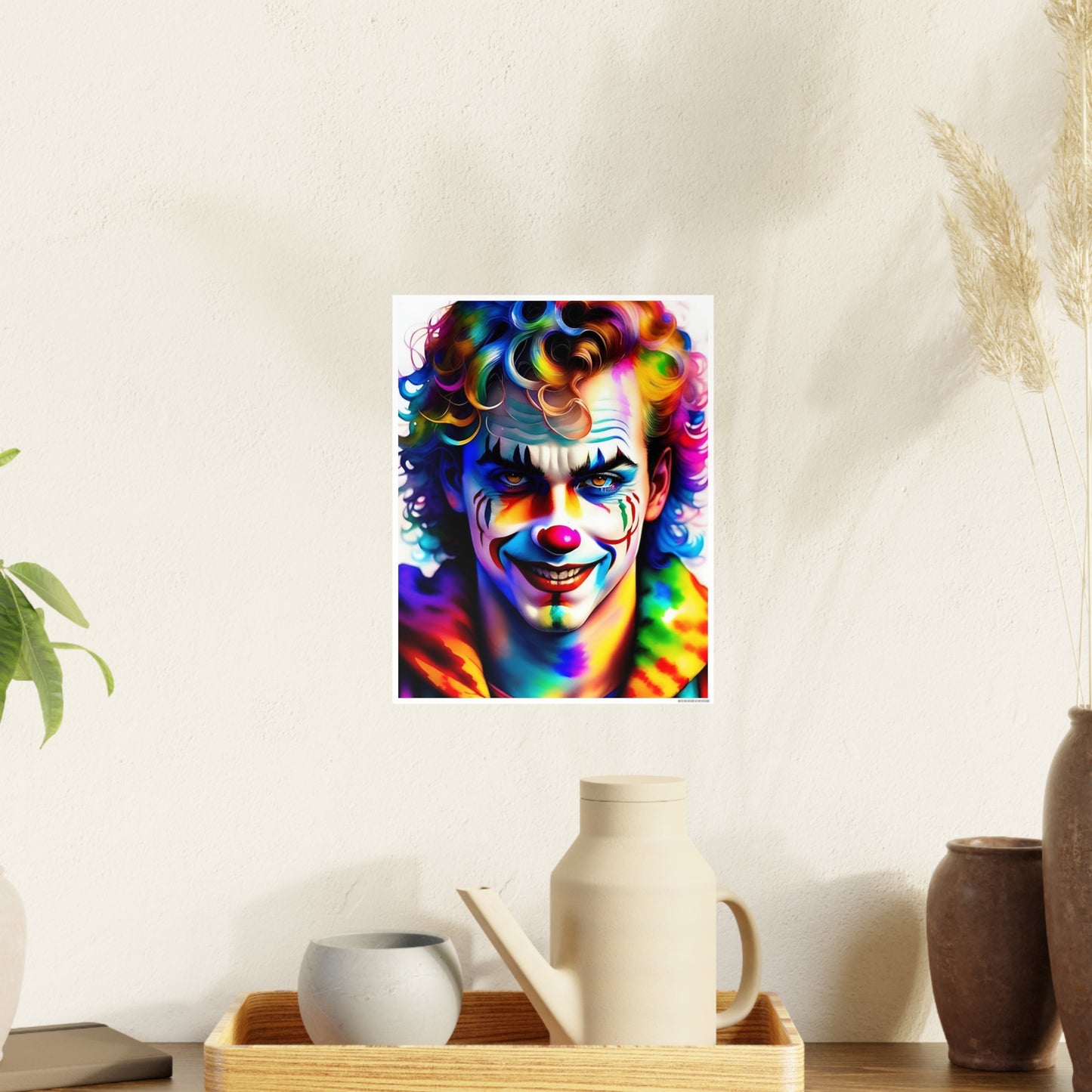 Clown AI Gen Photo Art Paper Posters