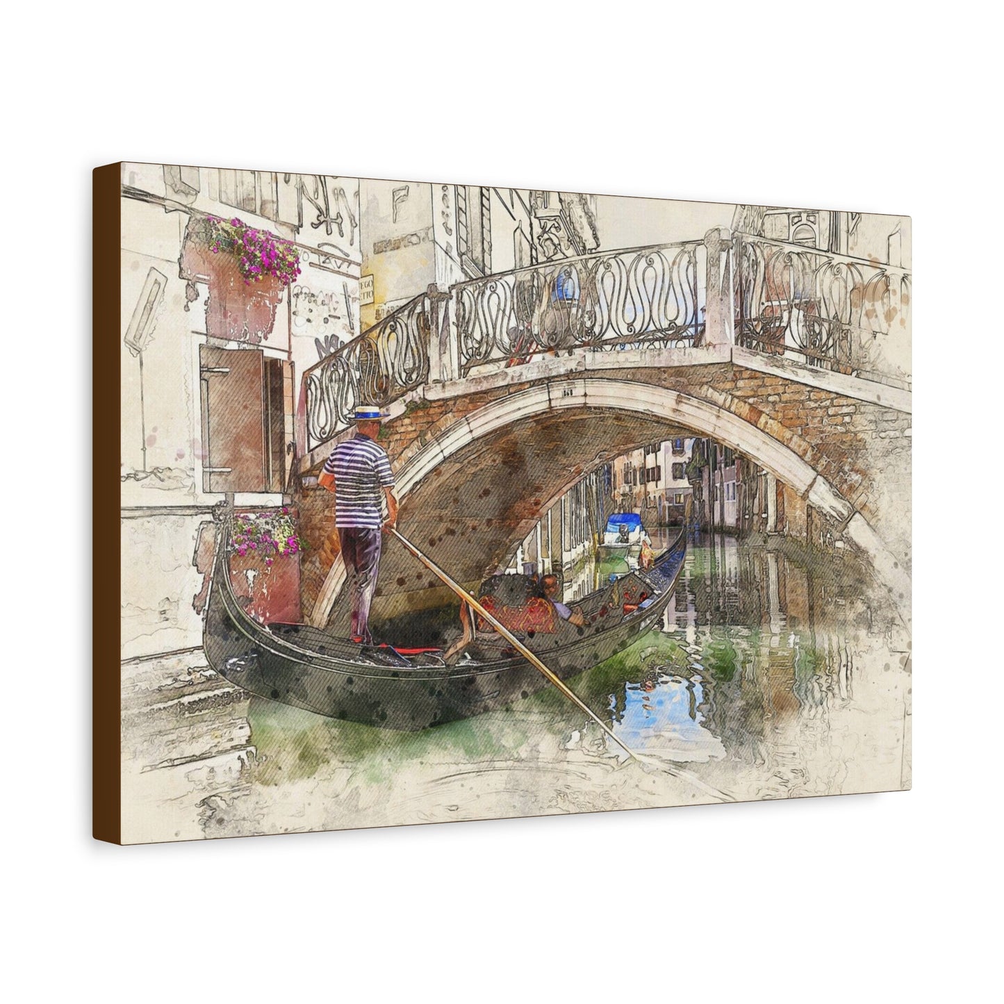 Gondola Matte Canvas, Stretched, 1.25"