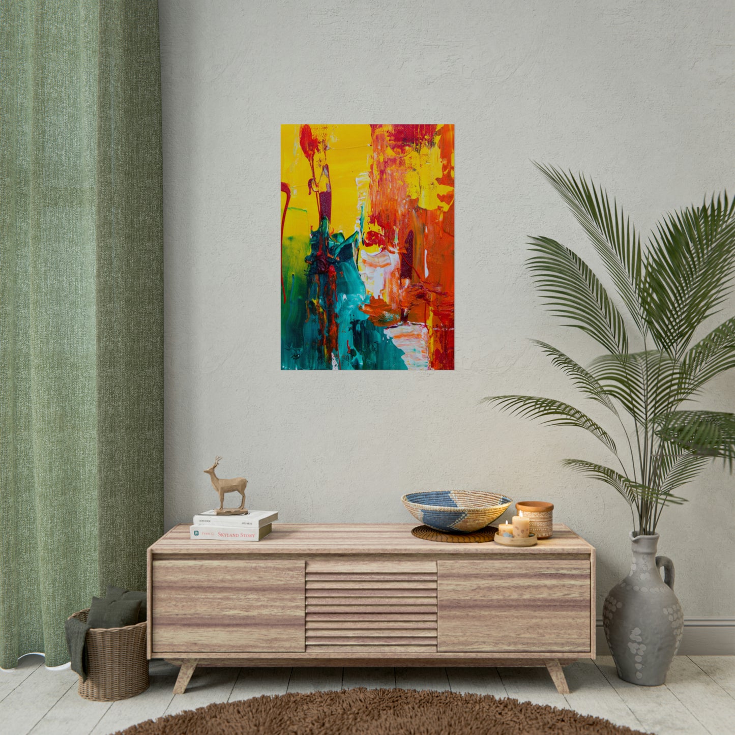 Abstract Rolled Posters