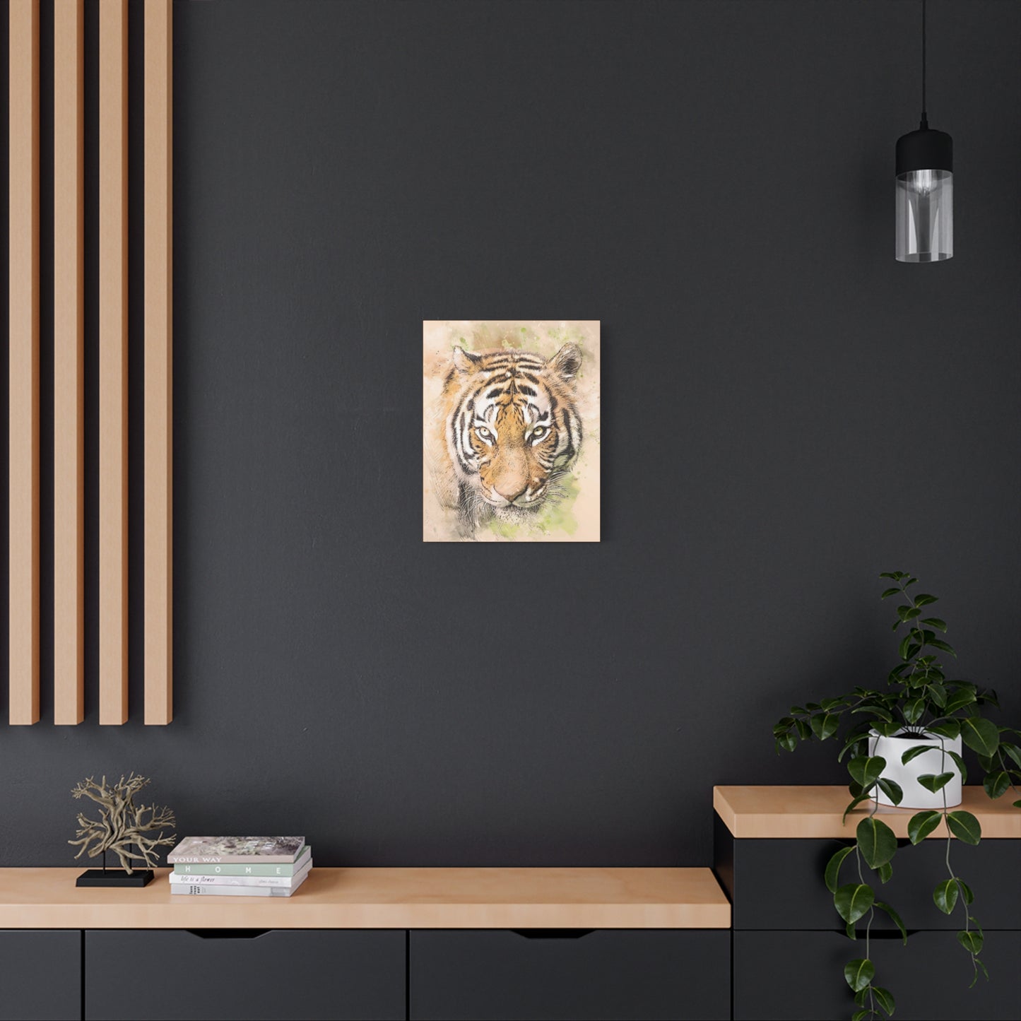 Tiger Matte Canvas, Stretched, 1.25"