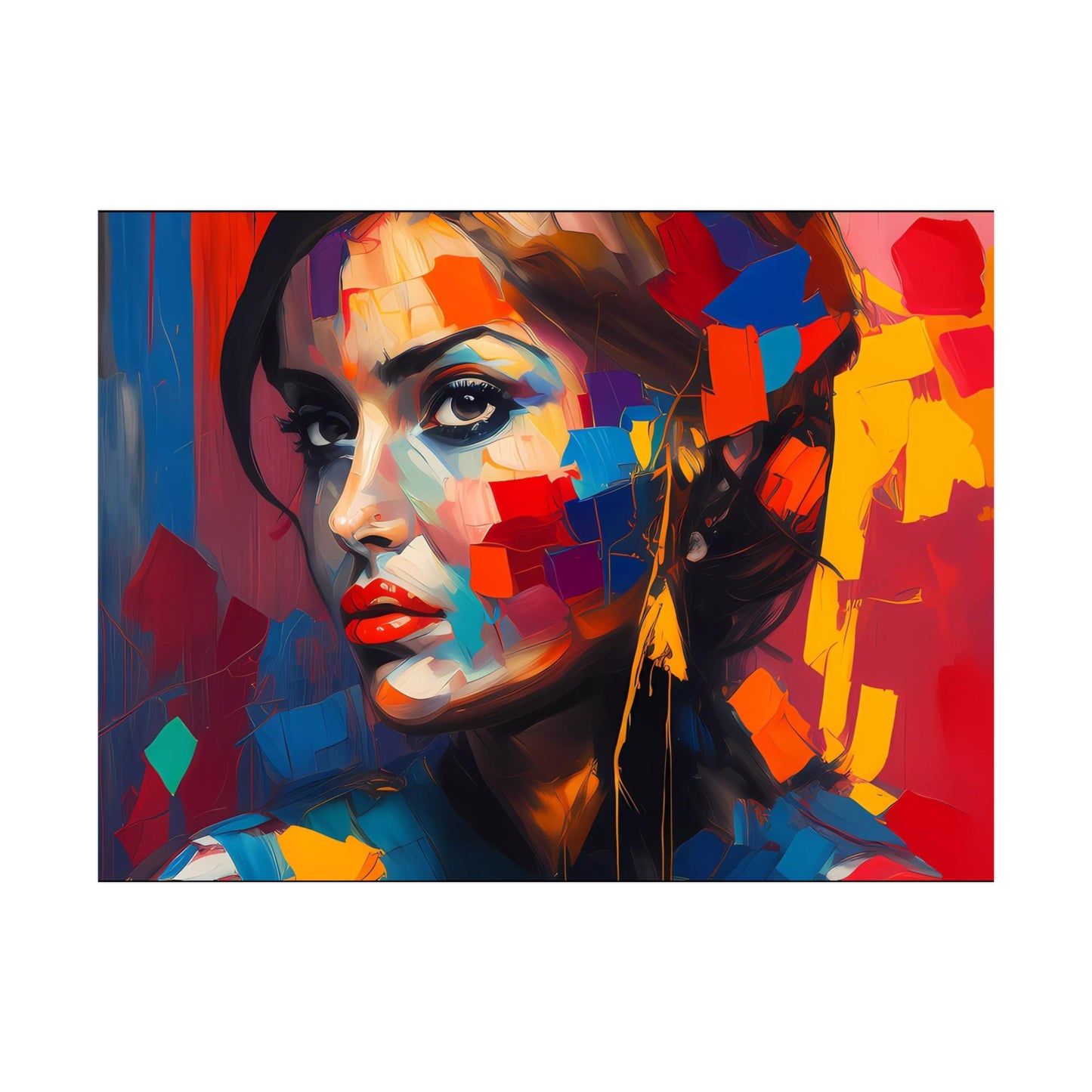 Woman AI Gen Rolled Posters
