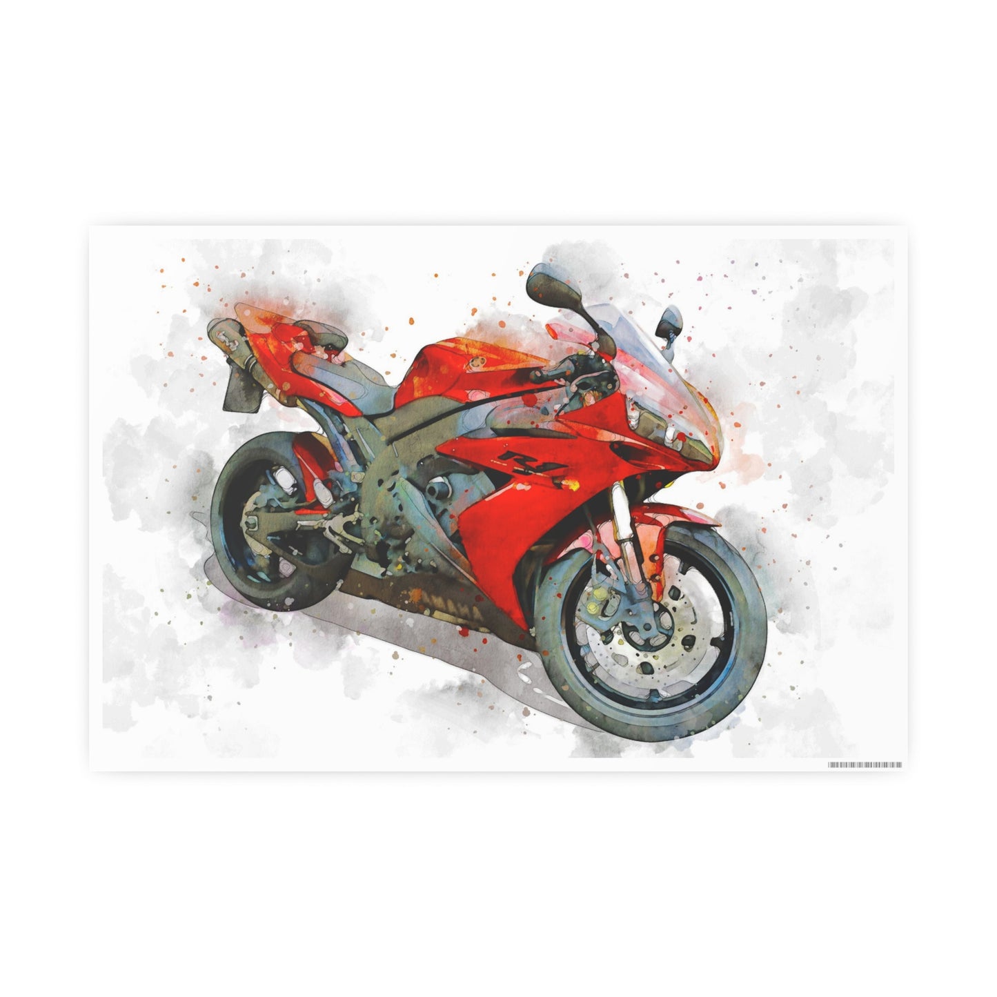 Yamaha R1 Photo Art Paper Posters
