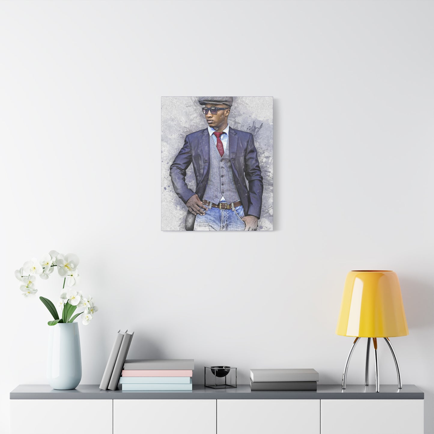 Man Model  Matte Canvas, Stretched, 1.25"