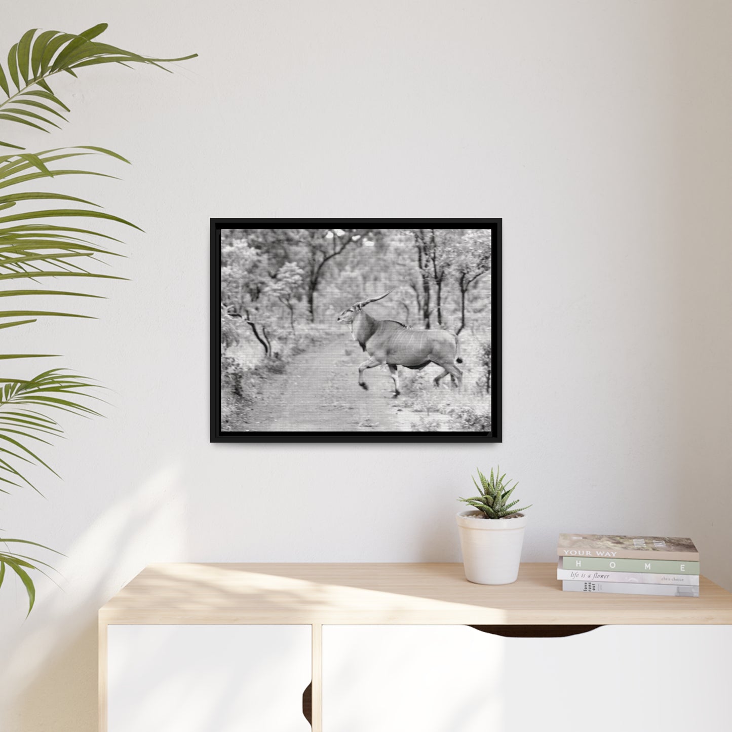 Elk Matte Canvas, Black Frame