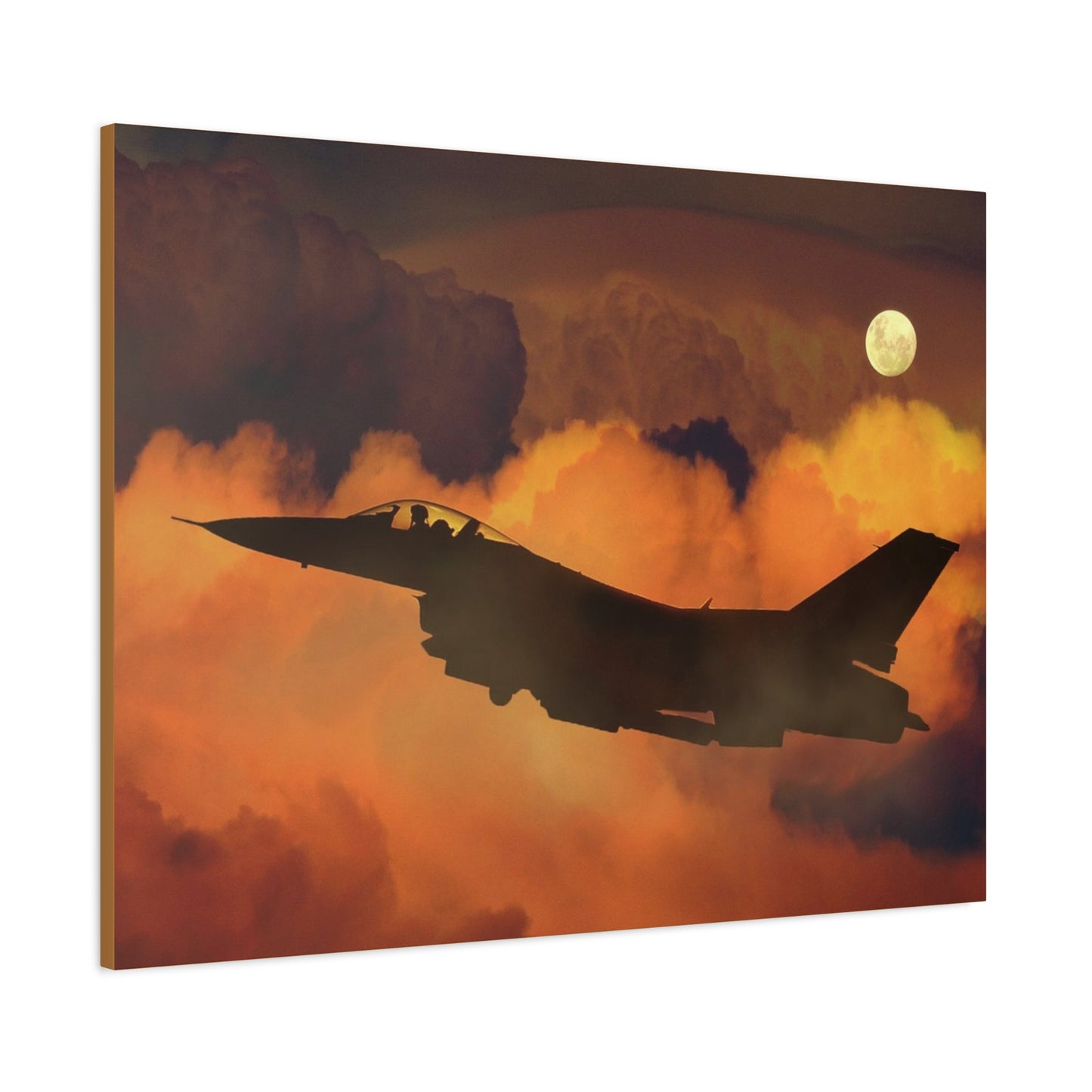 Jet Fighter Matte Canvas, Stretched, 1.25"