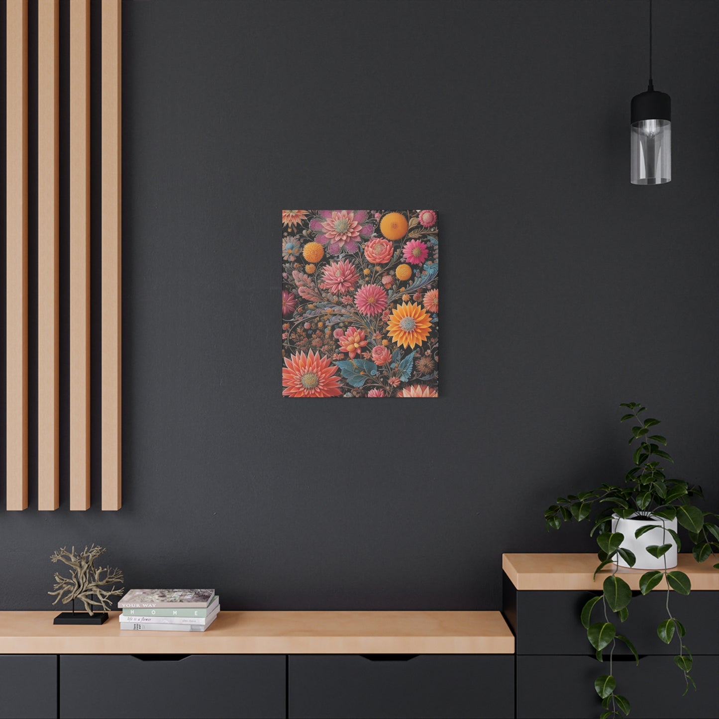 Flowers AI Gen Matte Canvas, Stretched, 1.25"