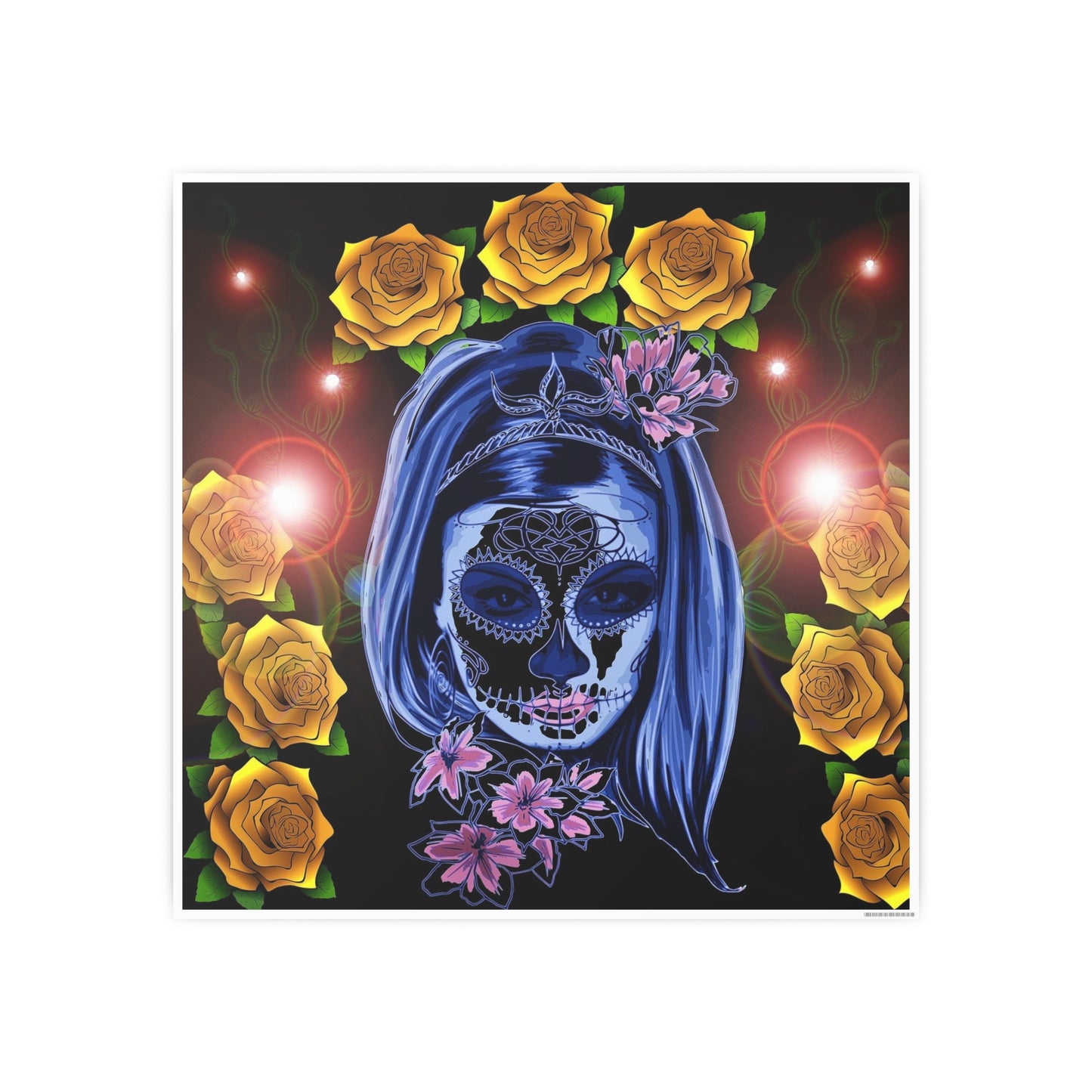 Day of the Dead Photo Art Paper Posters