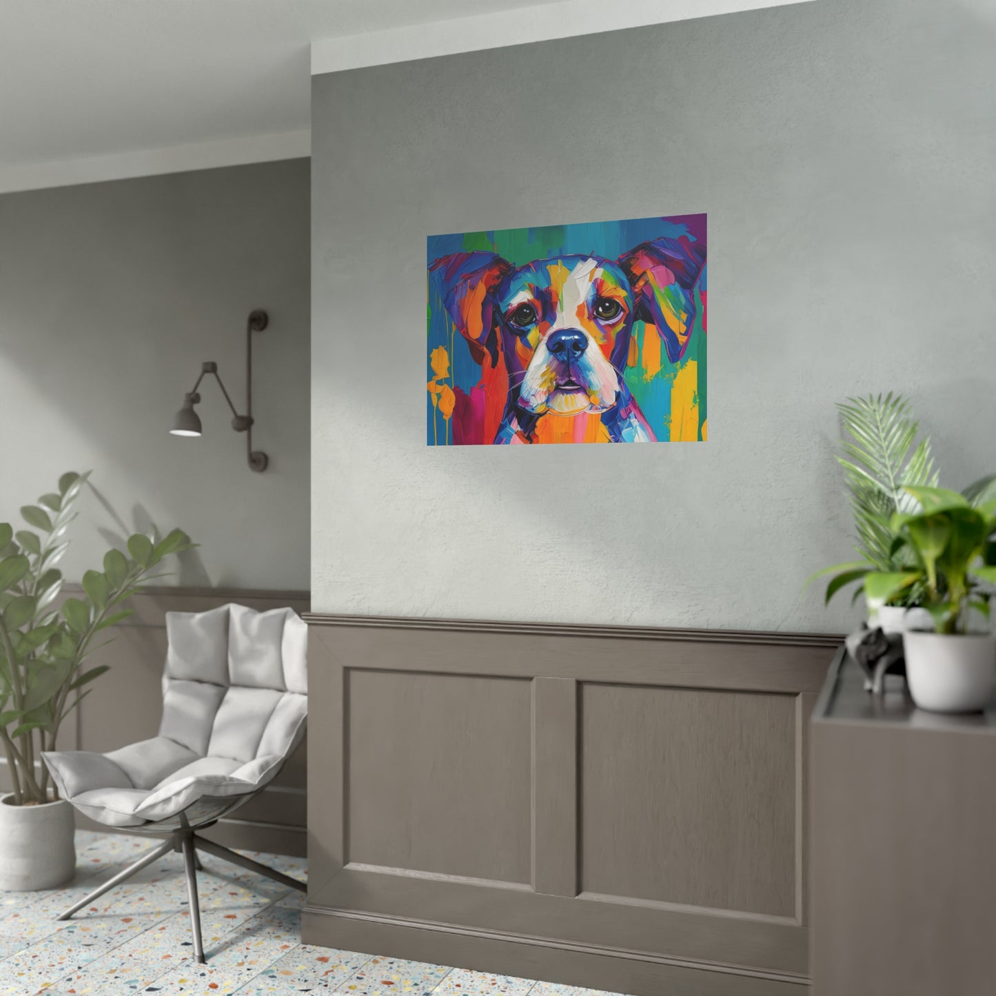 Dog AI Gen Rolled Posters