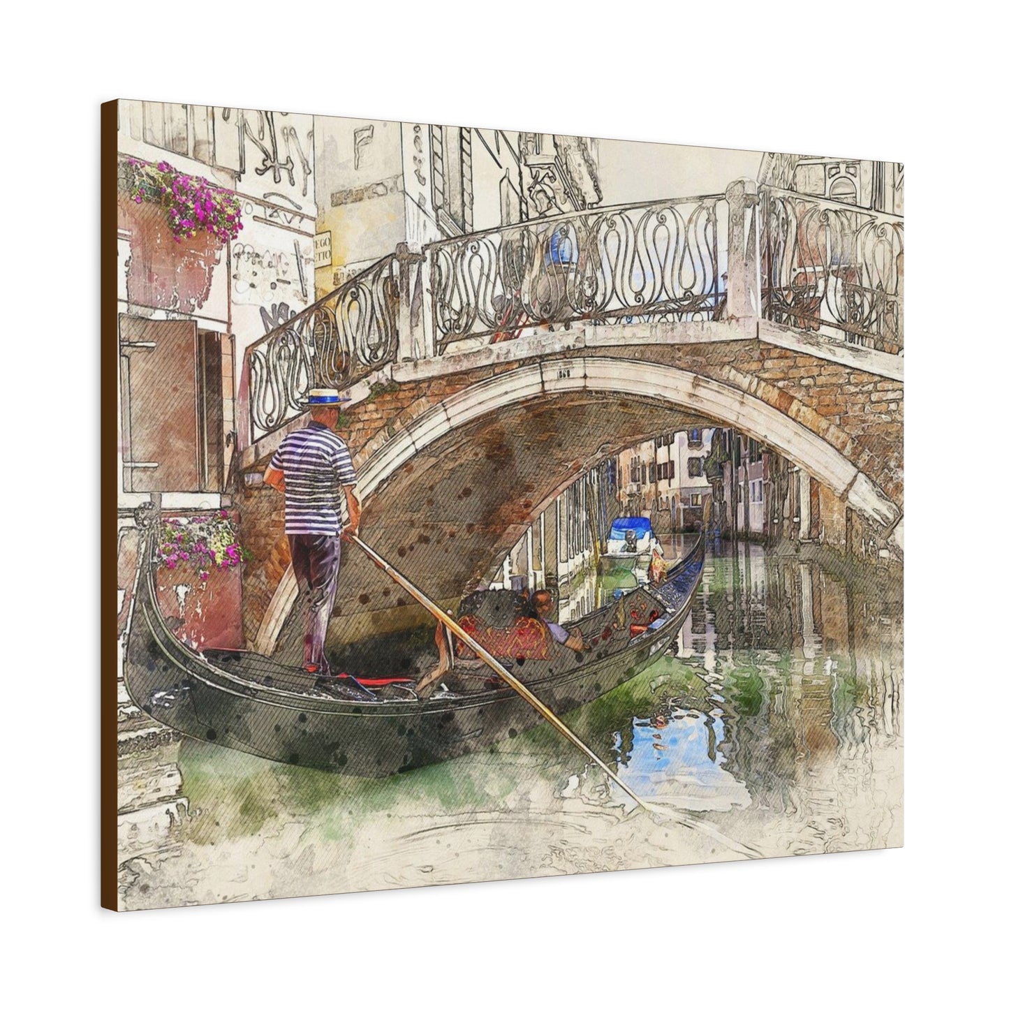 Gondola Matte Canvas, Stretched, 1.25"