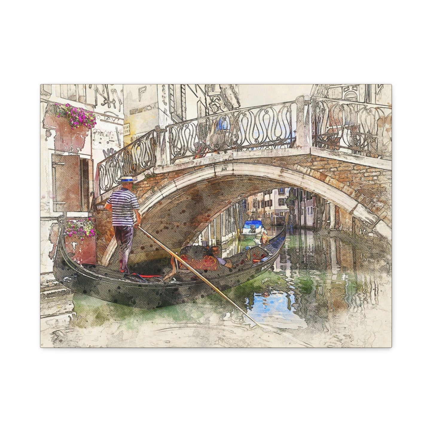 Gondola Matte Canvas, Stretched, 1.25"