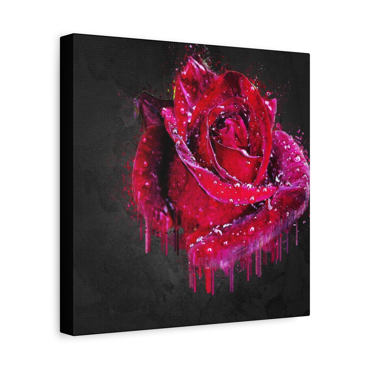 Rose Matte Canvas, Stretched, 1.25"