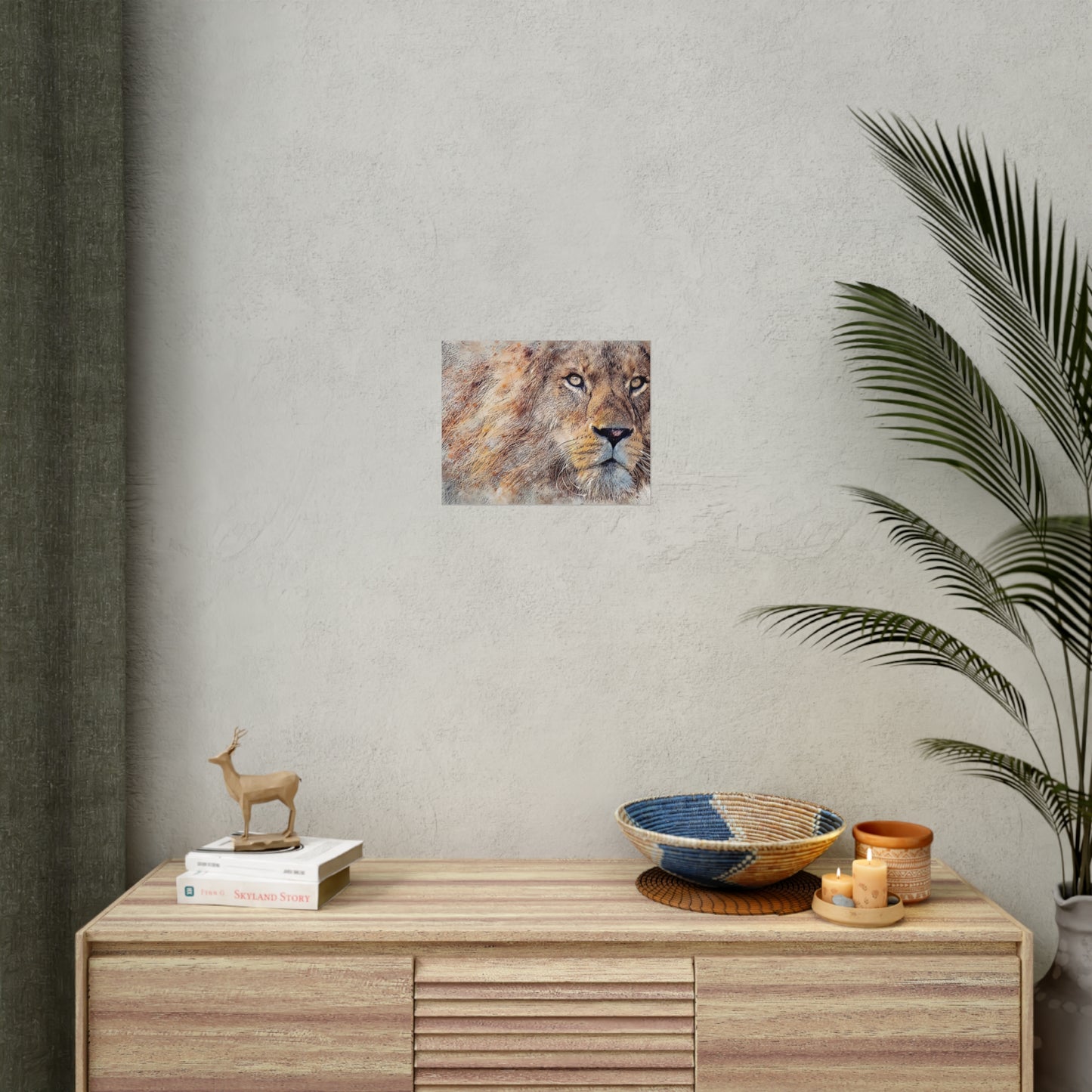Lion Rolled Posters
