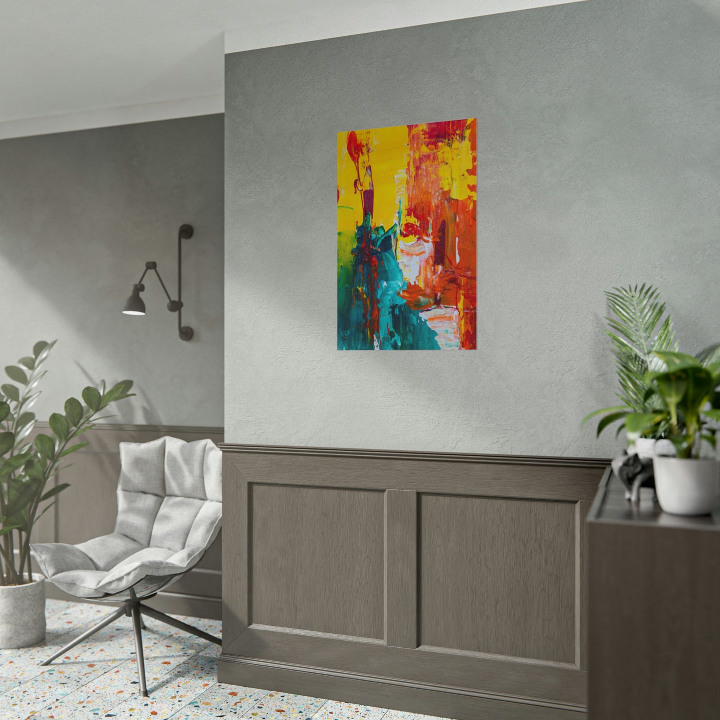 Abstract Rolled Posters