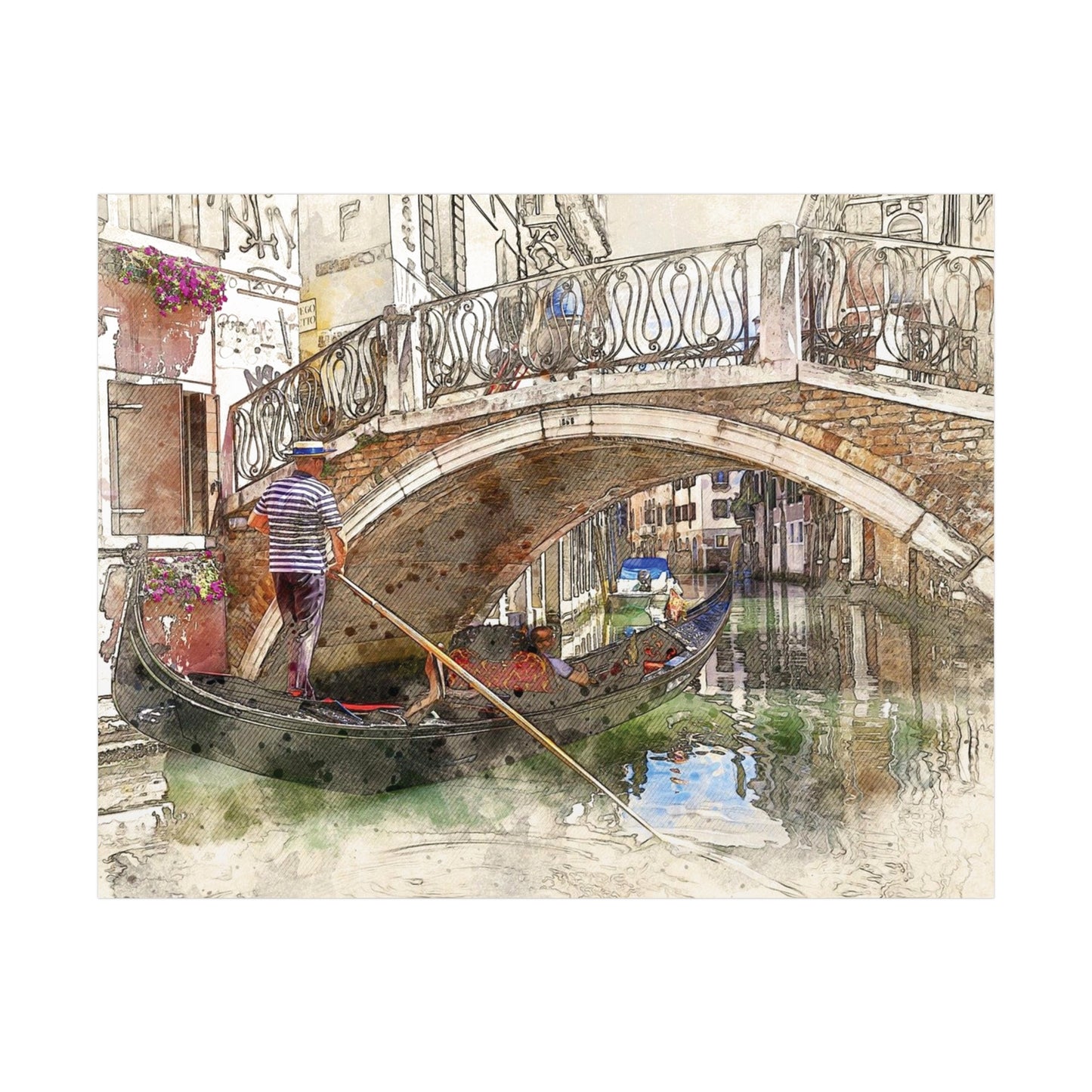 Gondola Rolled Posters