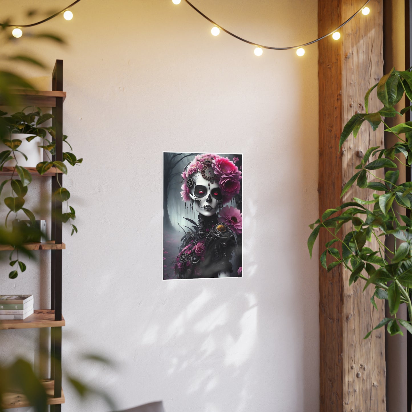 Skull AI Gen Photo Art Paper Posters