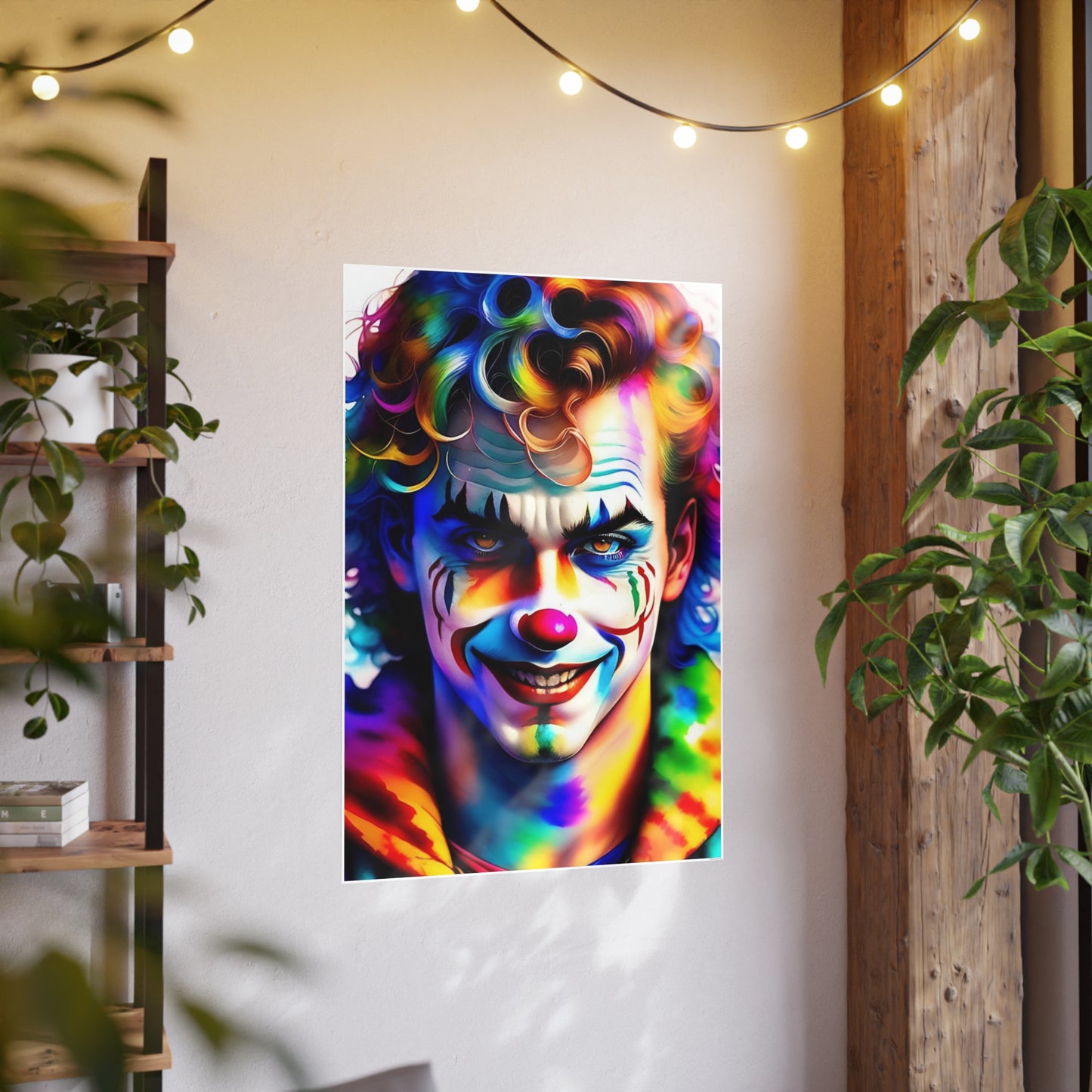 Clown AI Gen Photo Art Paper Posters