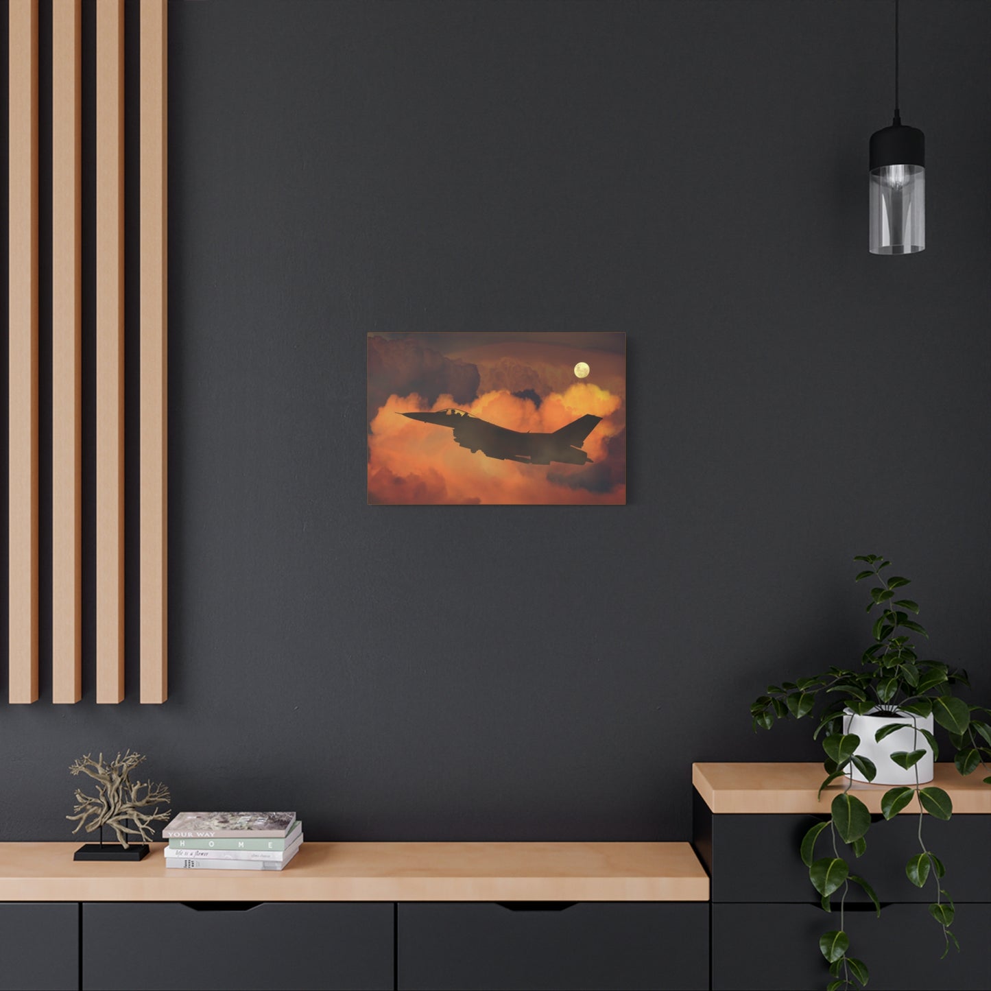 Jet Fighter Matte Canvas, Stretched, 1.25"