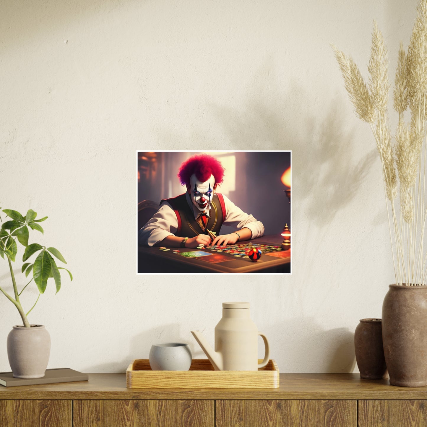 Clown AI Gen Photo Art Paper Posters