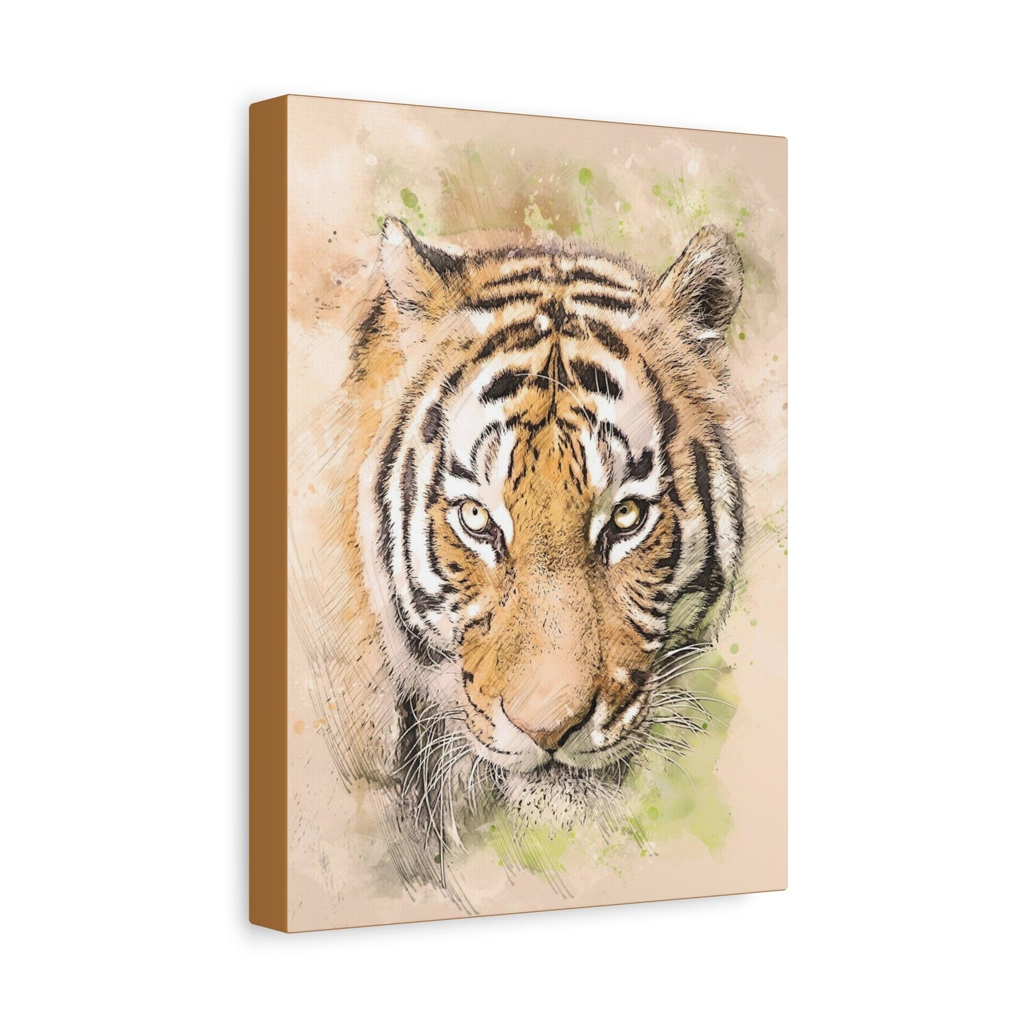 Tiger Matte Canvas, Stretched, 1.25"