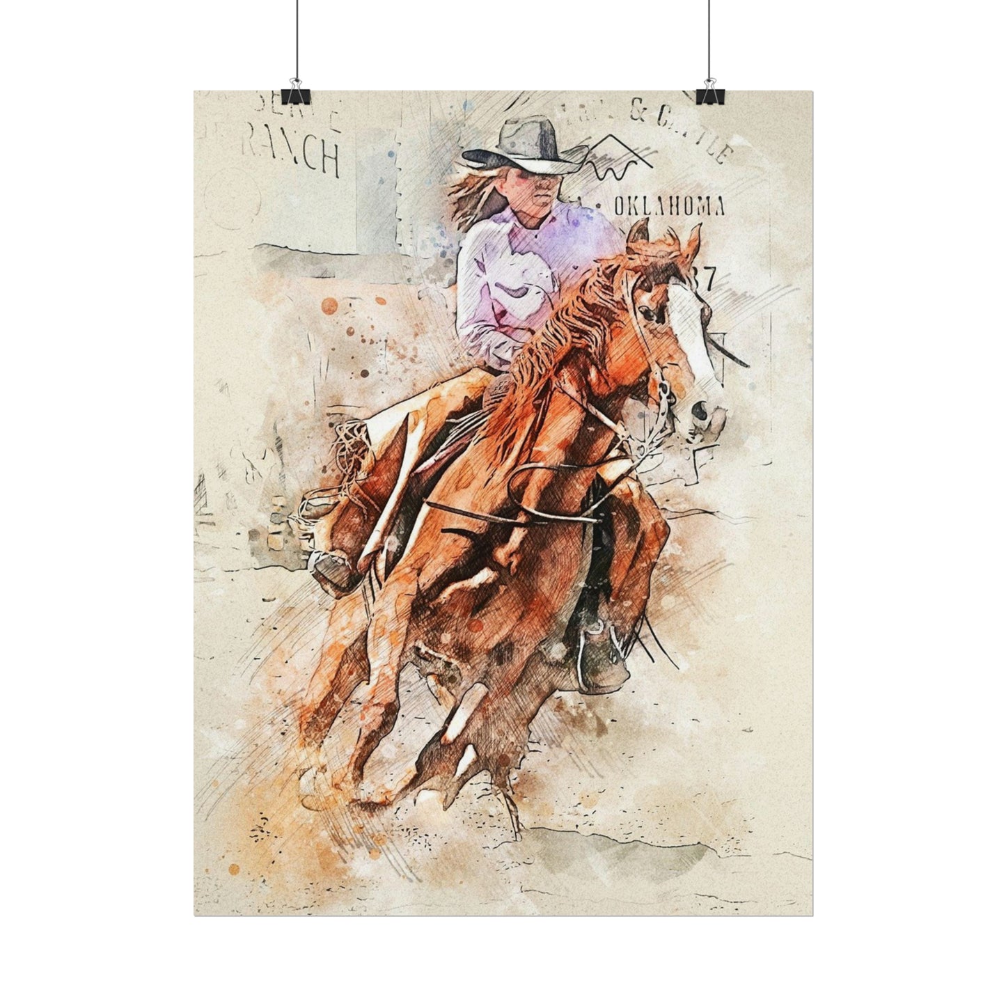 Rodeo Rolled Posters