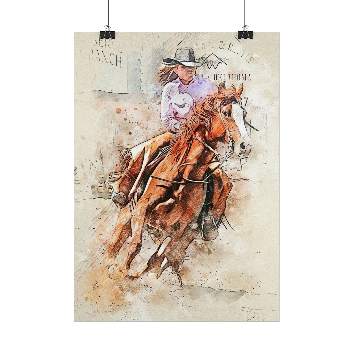 Rodeo Rolled Posters