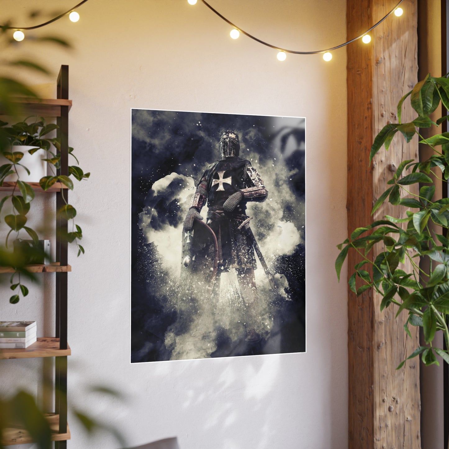 Knight Crusader Photo Art Paper Posters