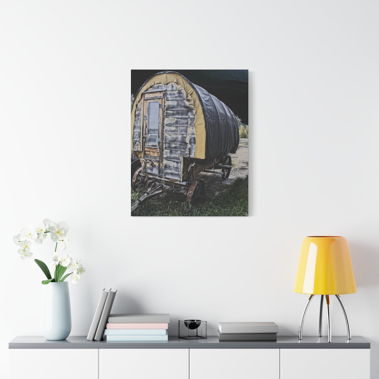 Chuck Wagon Matte Canvas, Stretched, 1.25"