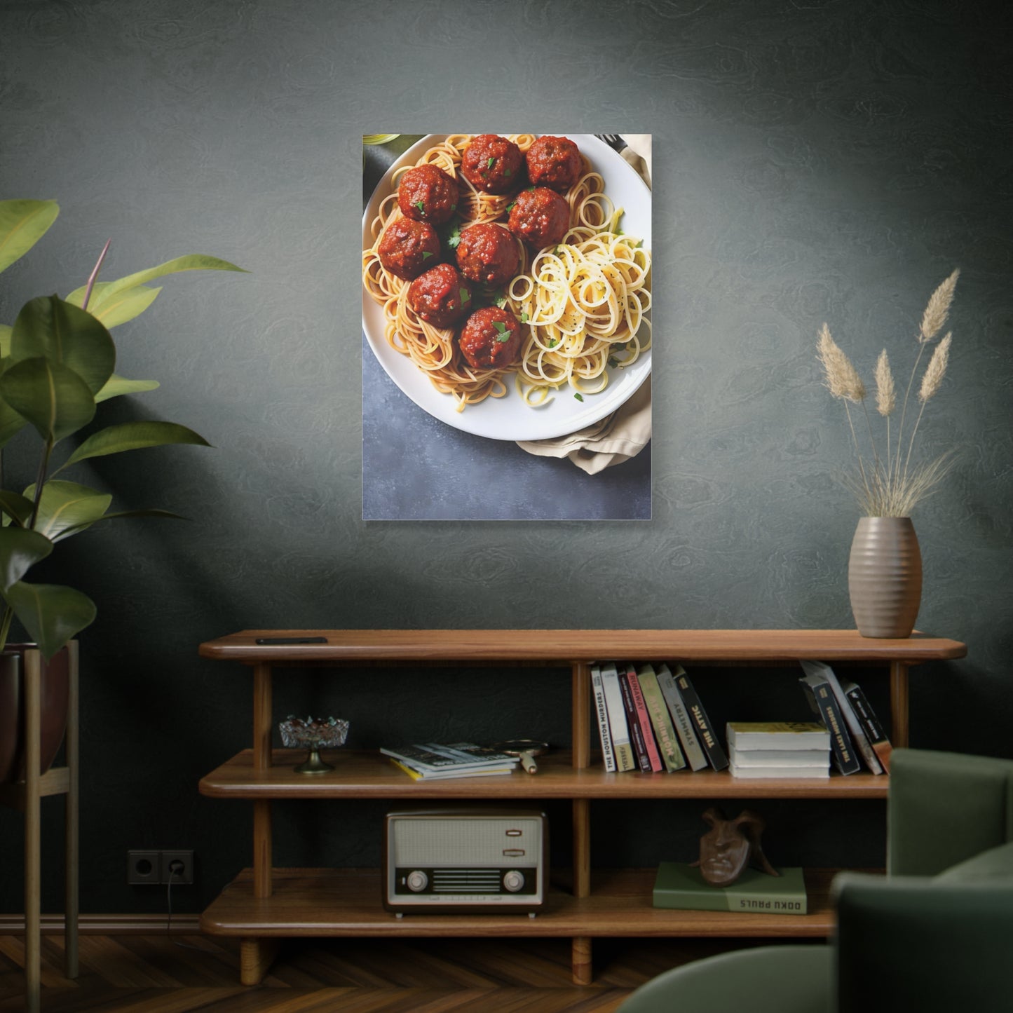 Spaghetti AI Gen Matte Canvas, Stretched, 1.25"
