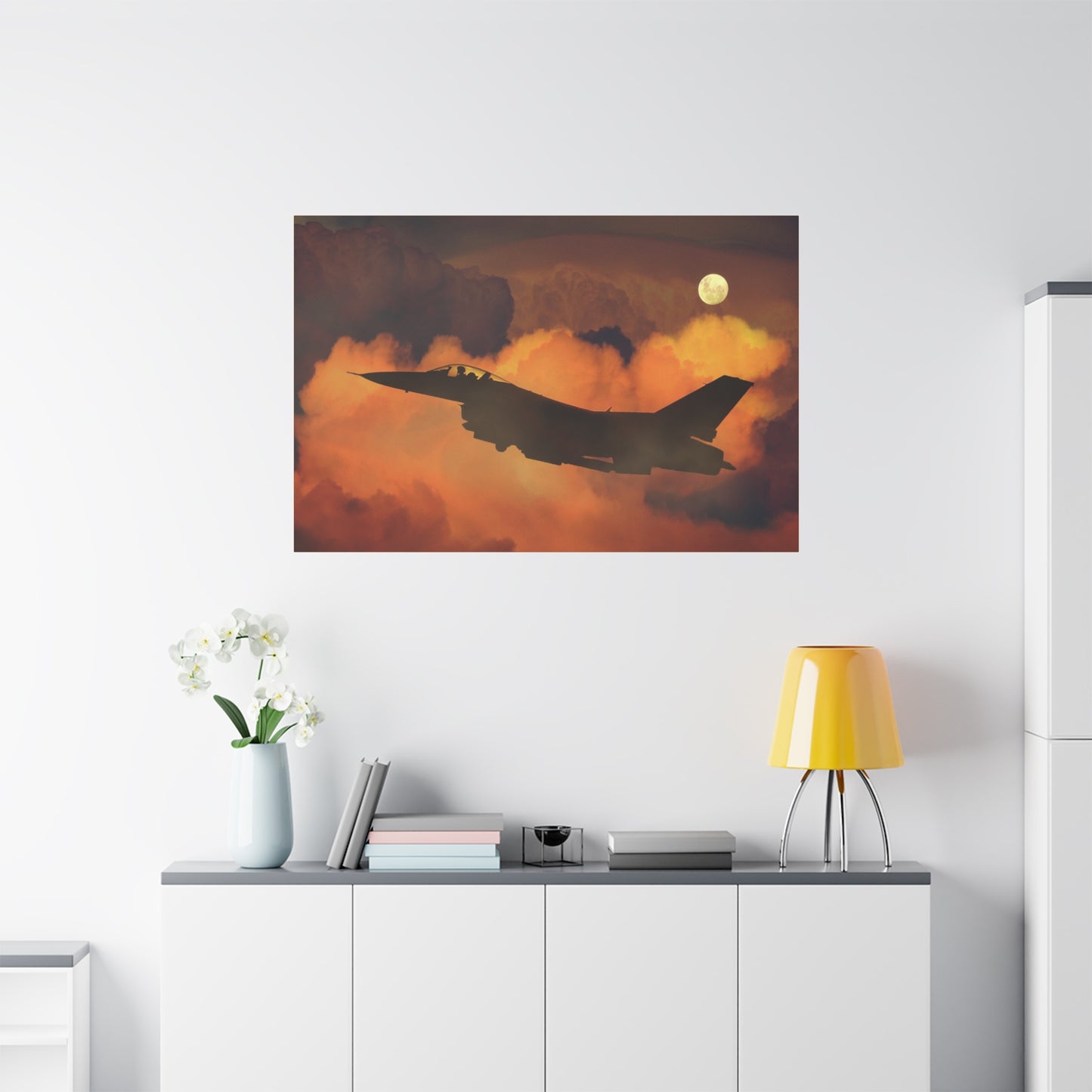 Jet Fighter Matte Canvas, Stretched, 1.25"