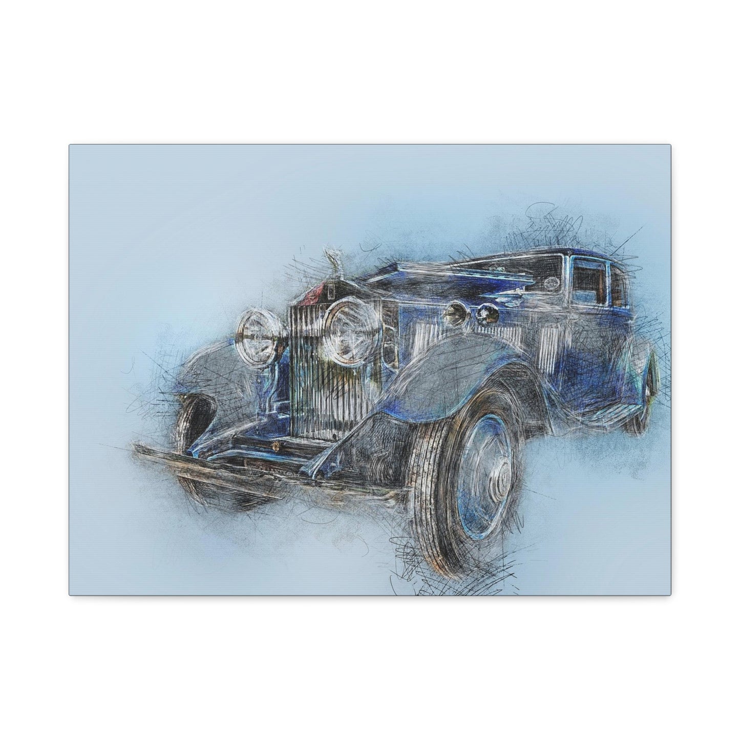 Old Car Matte Canvas, Stretched, 1.25"