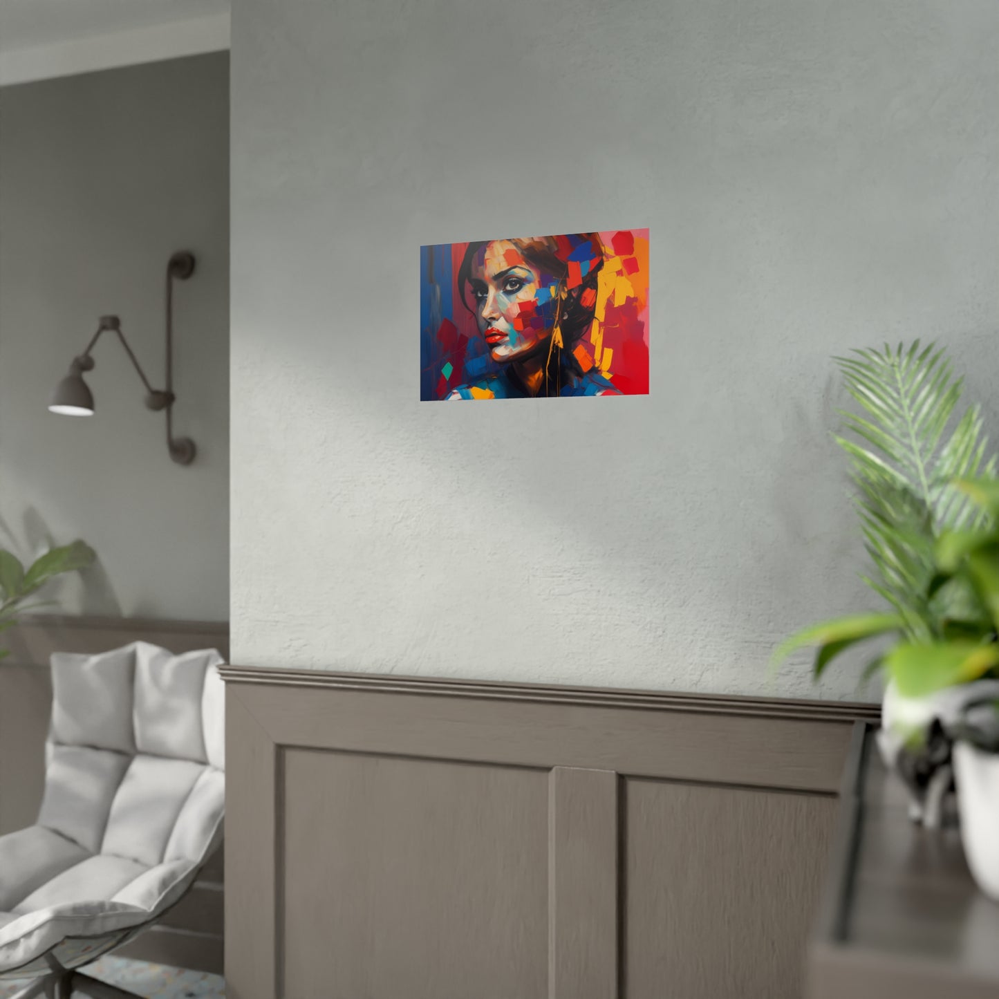 Woman AI Gen Rolled Posters