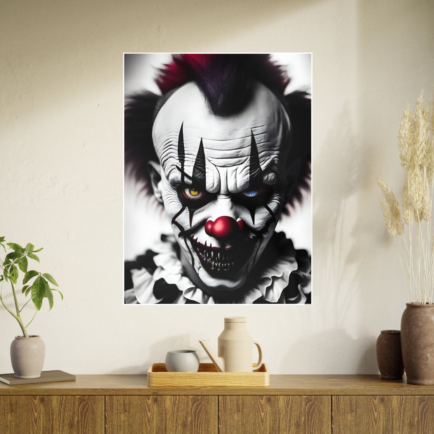 Clown AI Gen Photo Art Paper Posters