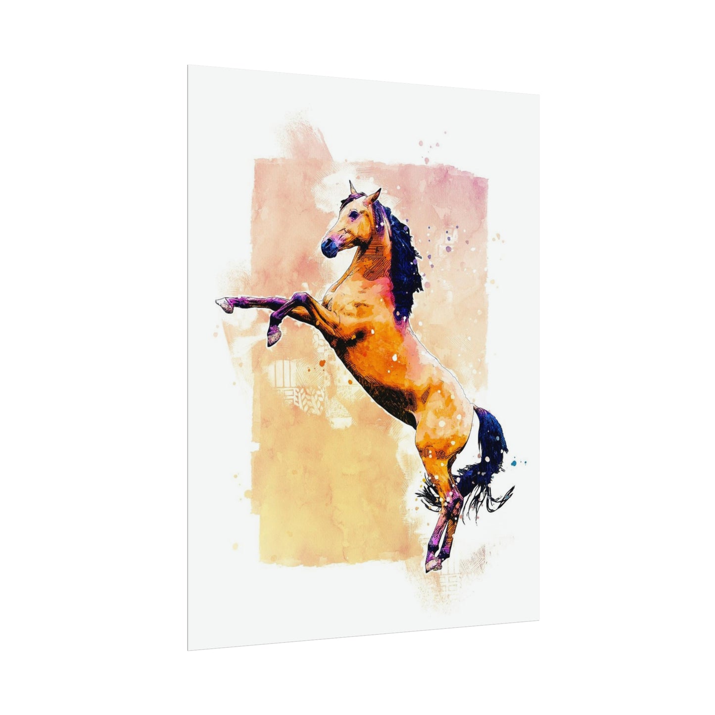 Horse Rolled Posters