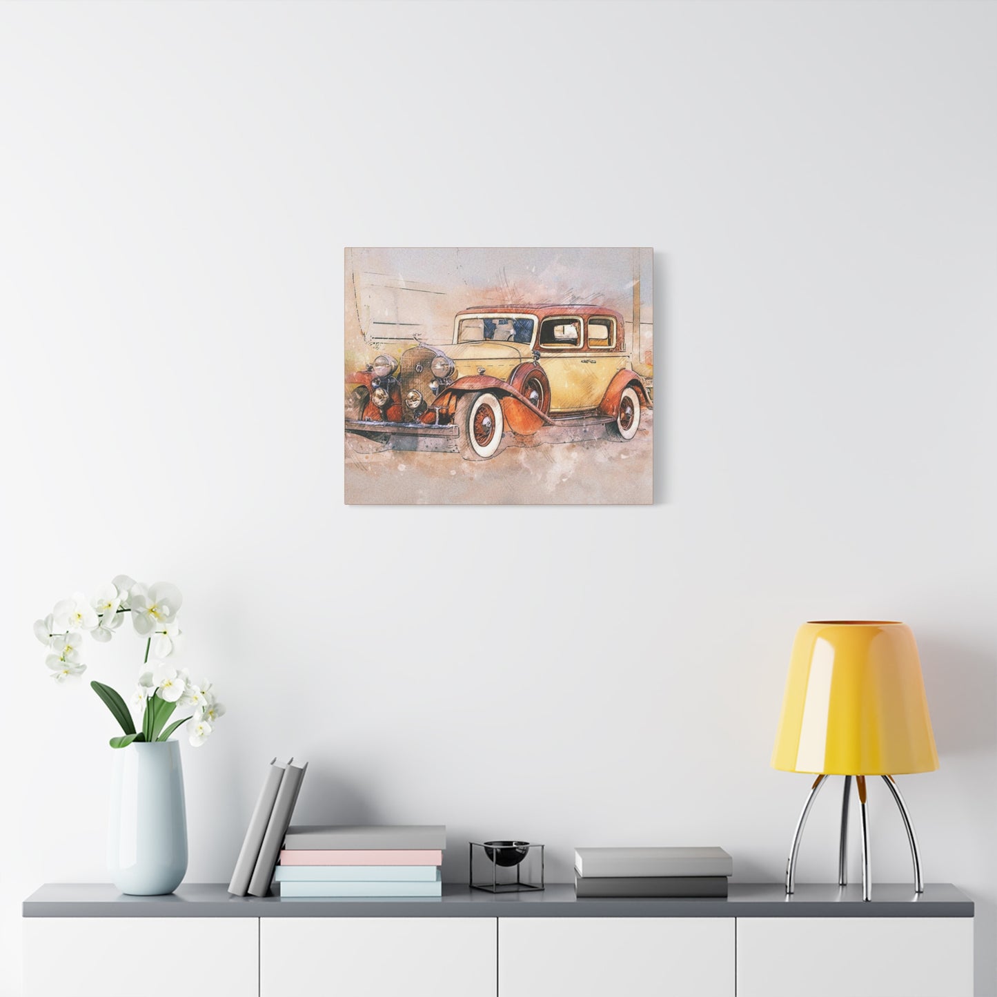 Cadillac Matte Canvas, Stretched, 1.25"
