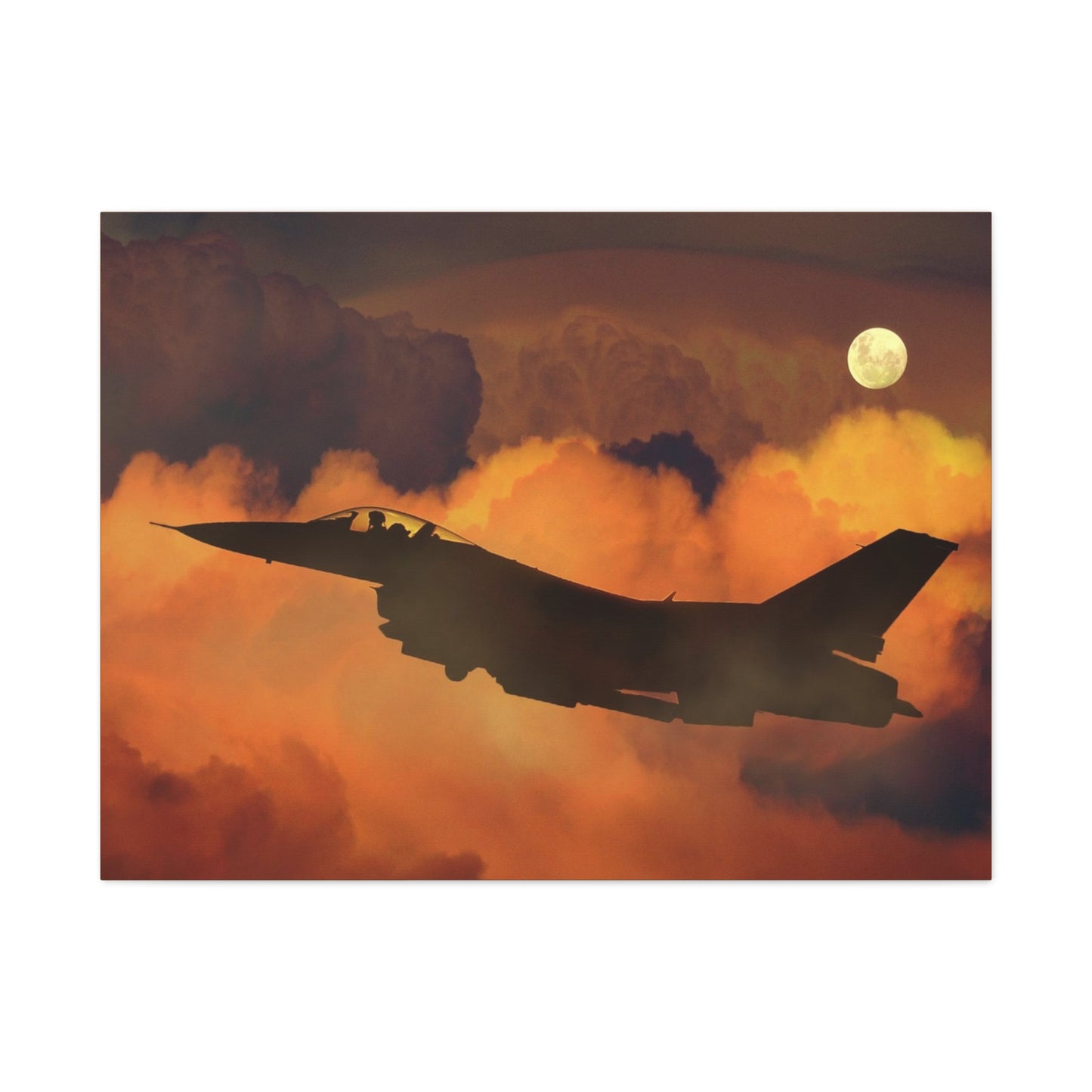 Jet Fighter Matte Canvas, Stretched, 1.25"