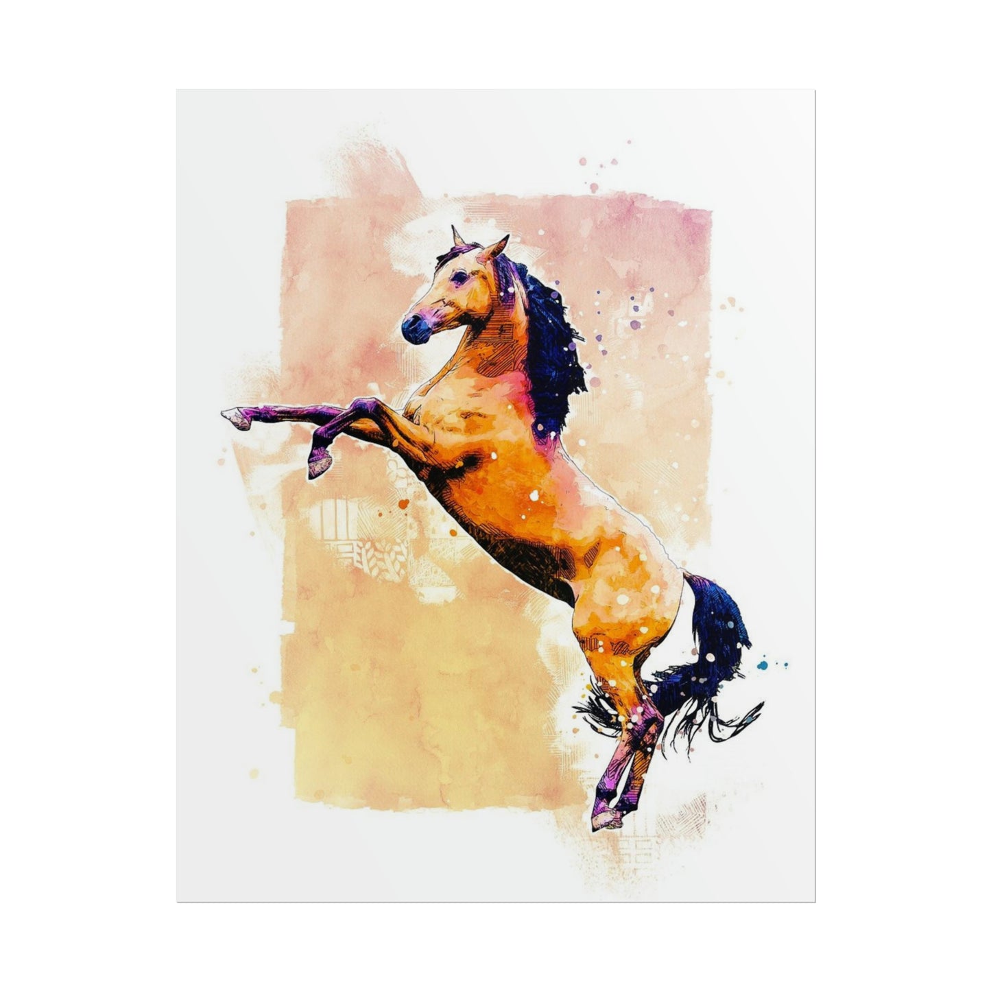 Horse Rolled Posters