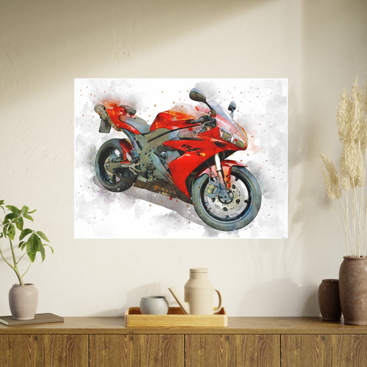Yamaha R1 Photo Art Paper Posters