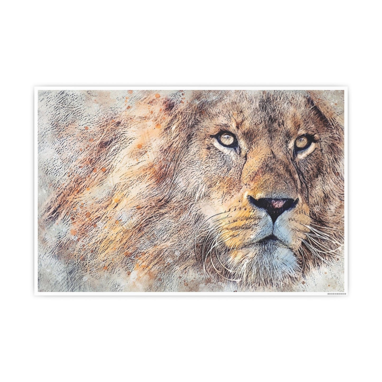 Lion Photo Art Paper Posters