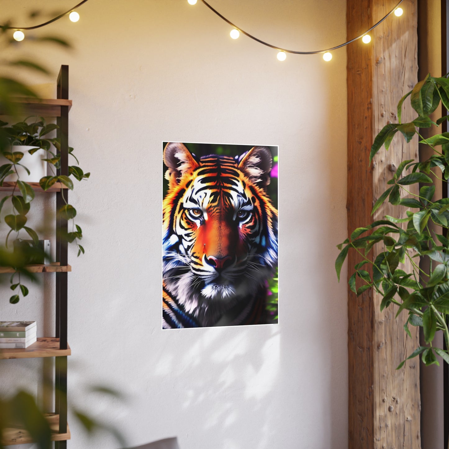 Tiger AI Gen Photo Art Paper Posters
