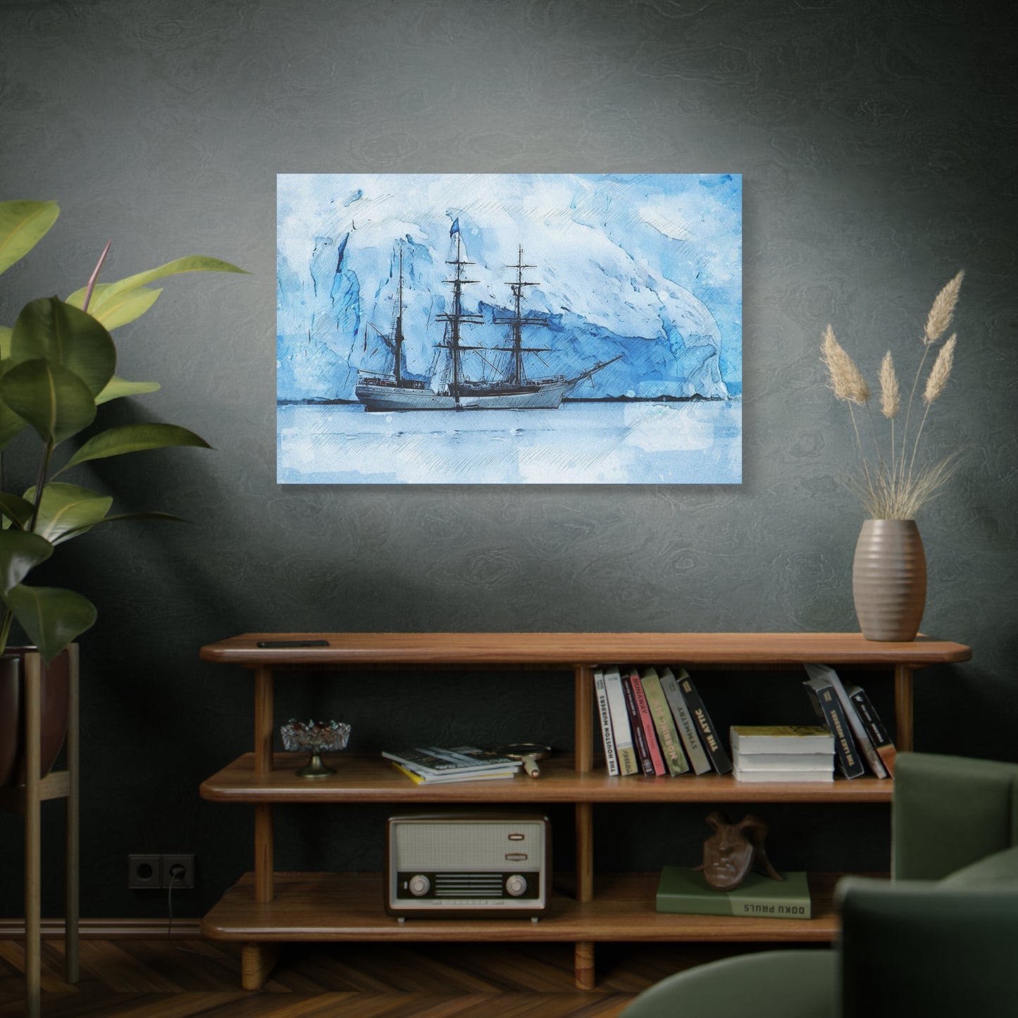 Ship Matte Canvas, Stretched, 1.25"